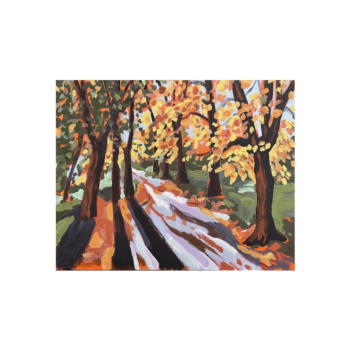 Hampstead Heath Woodland painting