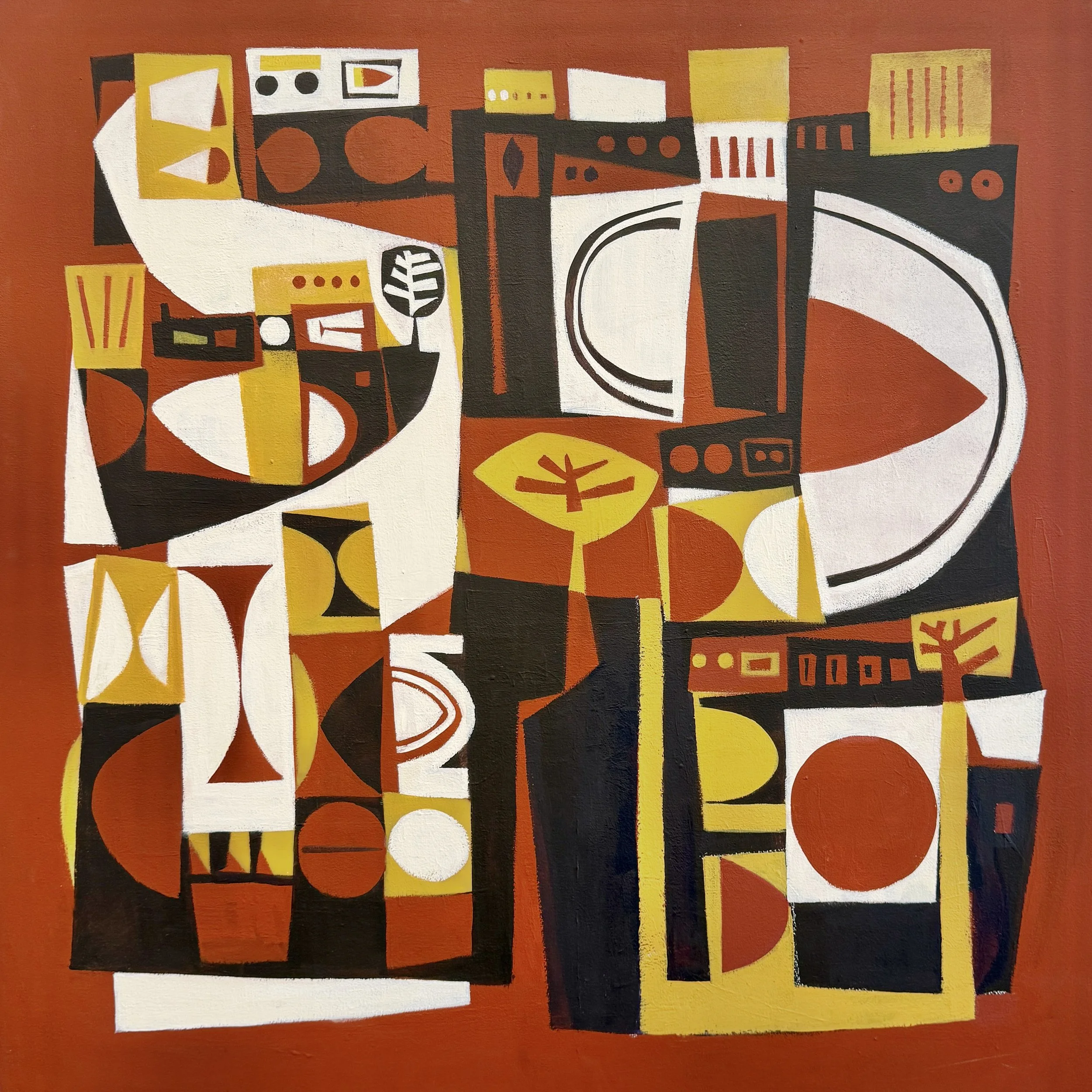  4’ x 4’  -  Latex  on  Canvas  -  2026 