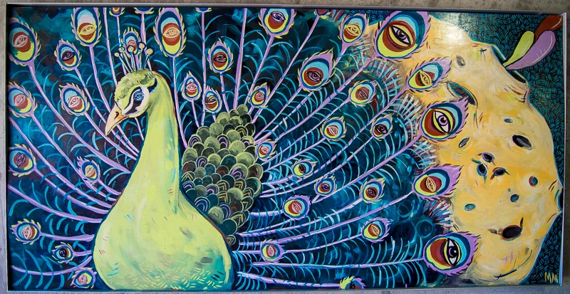 “Born Again Ghost” 2014 8’x4’ Located in the downtown Bend Parking garage.