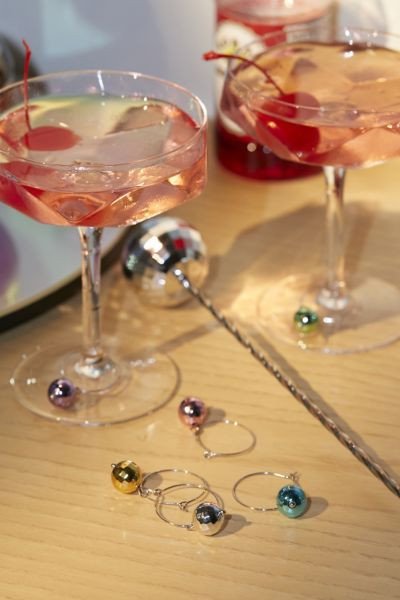 Disco Ball Drink Charms