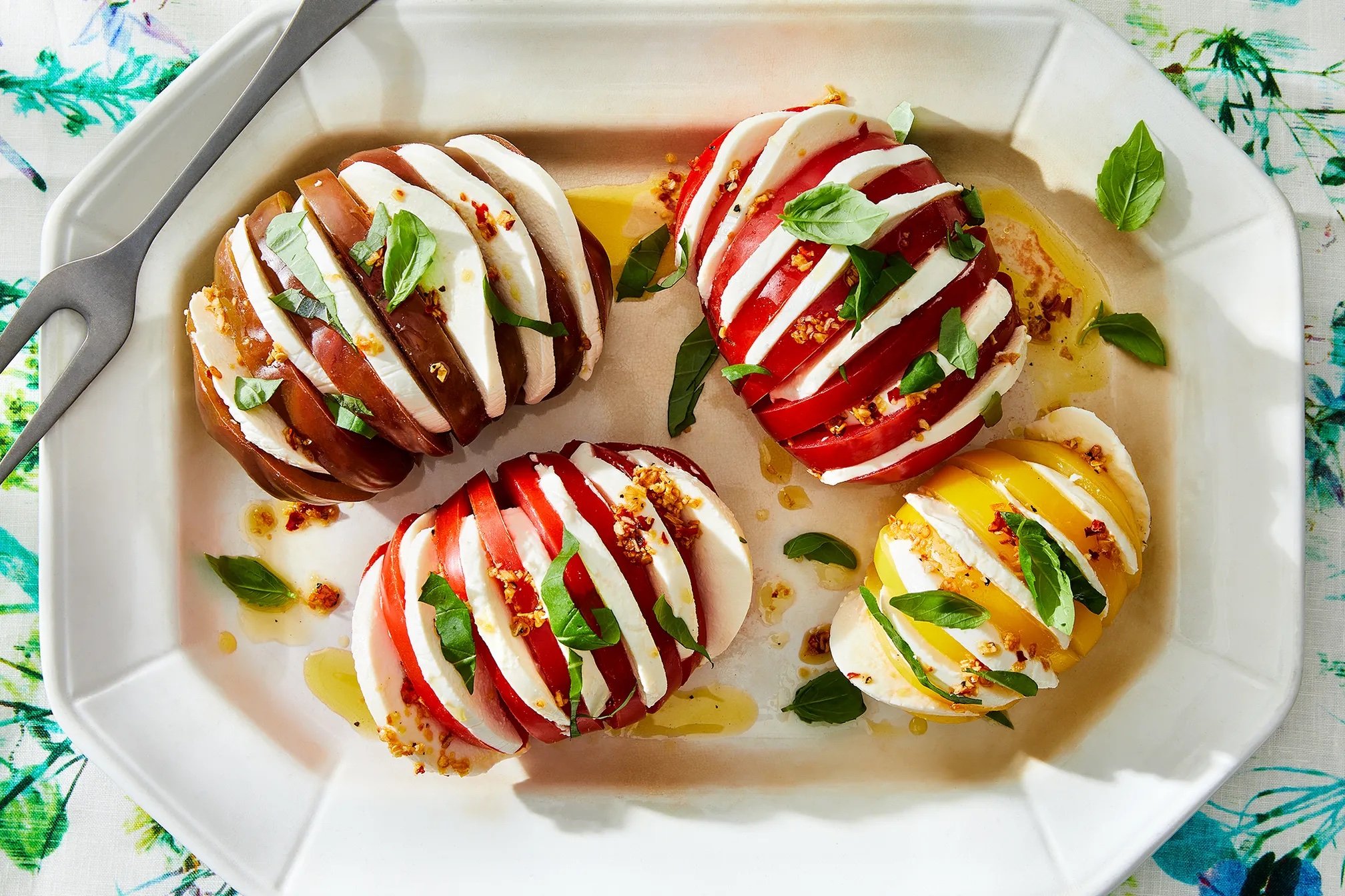 Hasselback Caprese