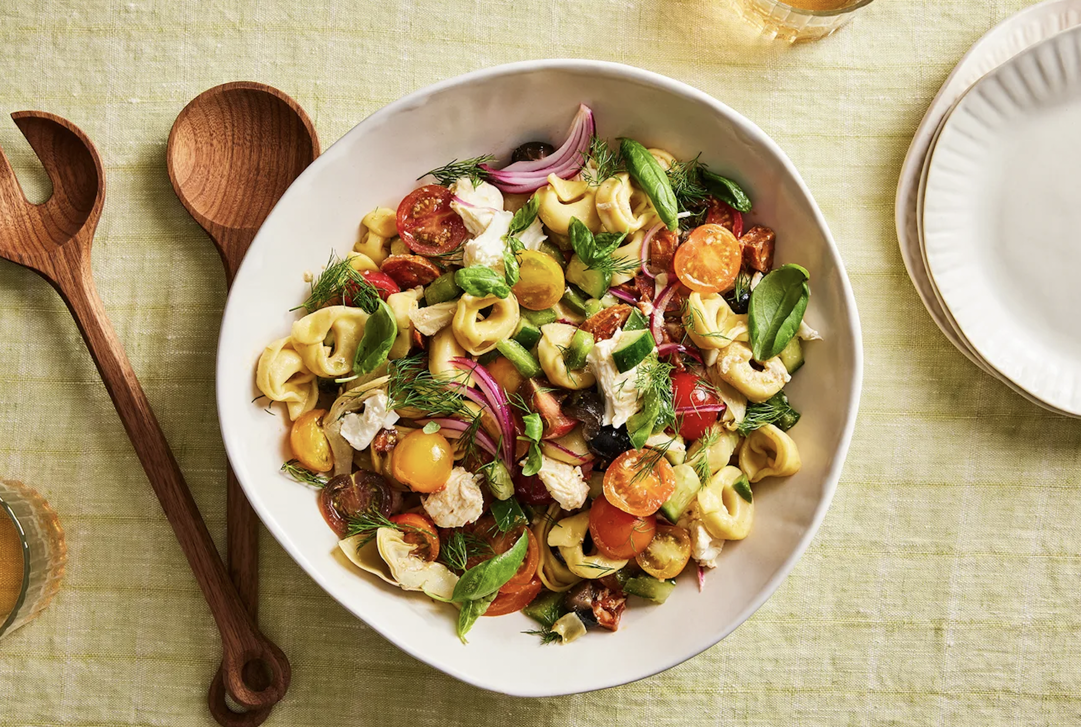 Cheesy Tortellini Salad 