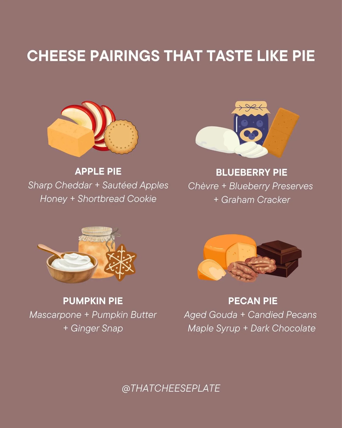 PAIRINGS THAT TASTE LIKE PIE 🍯 Such a fun pairing party idea for an appetizer or dessert.

Comment PIE and I&rsquo;ll message you all the detailed flavor notes! 🥧

https://extrasharp.substack.com/p/pairings-that-taste-like-pie