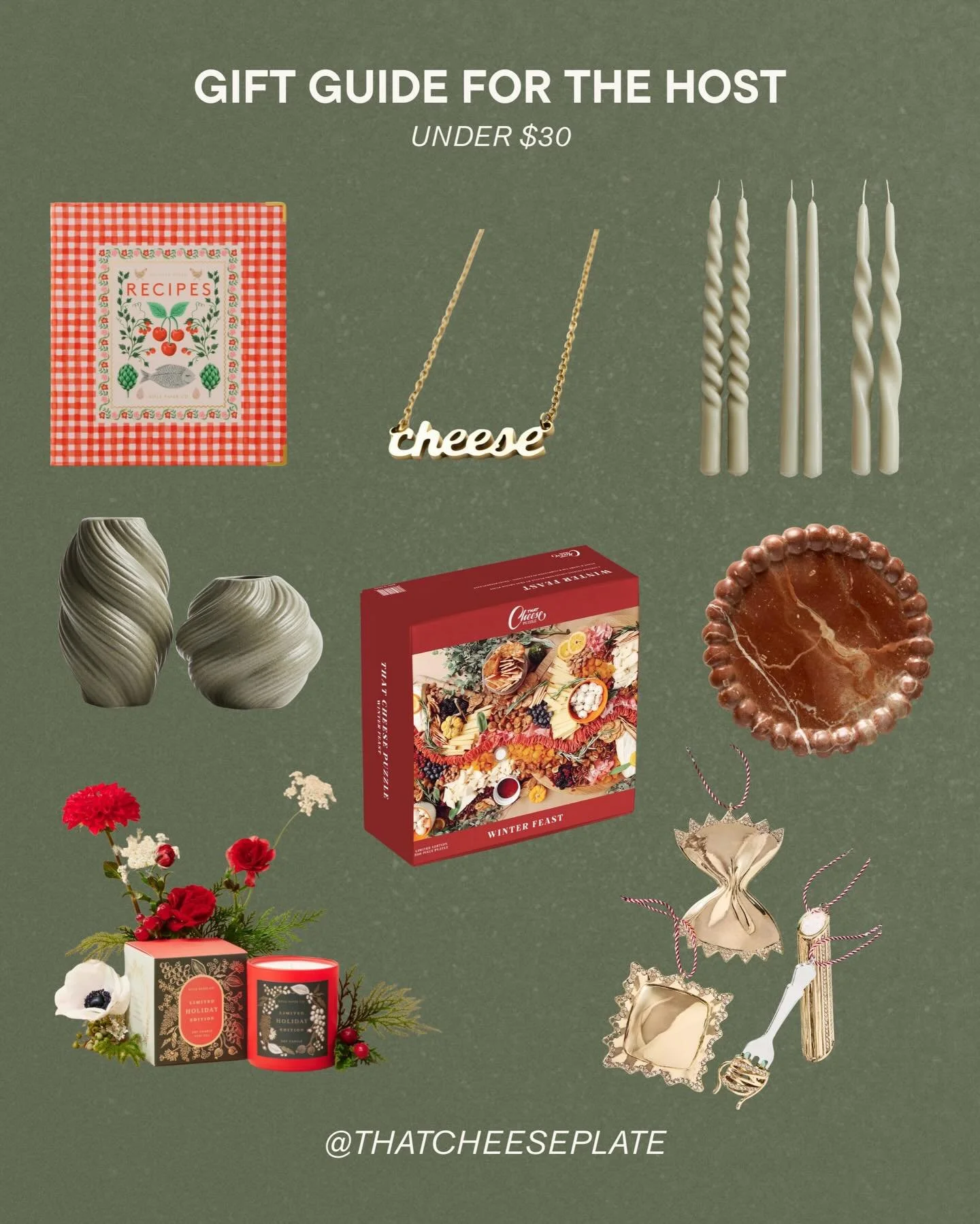 GIFT GUIDE FOR THE CHEESE LOVING HOST 🧀 From candles to ornaments, platters to fondue pots, here are some ideas to get you started! 

Comment GUIDE and I&rsquo;ll message you the link to the post 🎁

https://extrasharp.substack.com/p/a-gift-guide-fo