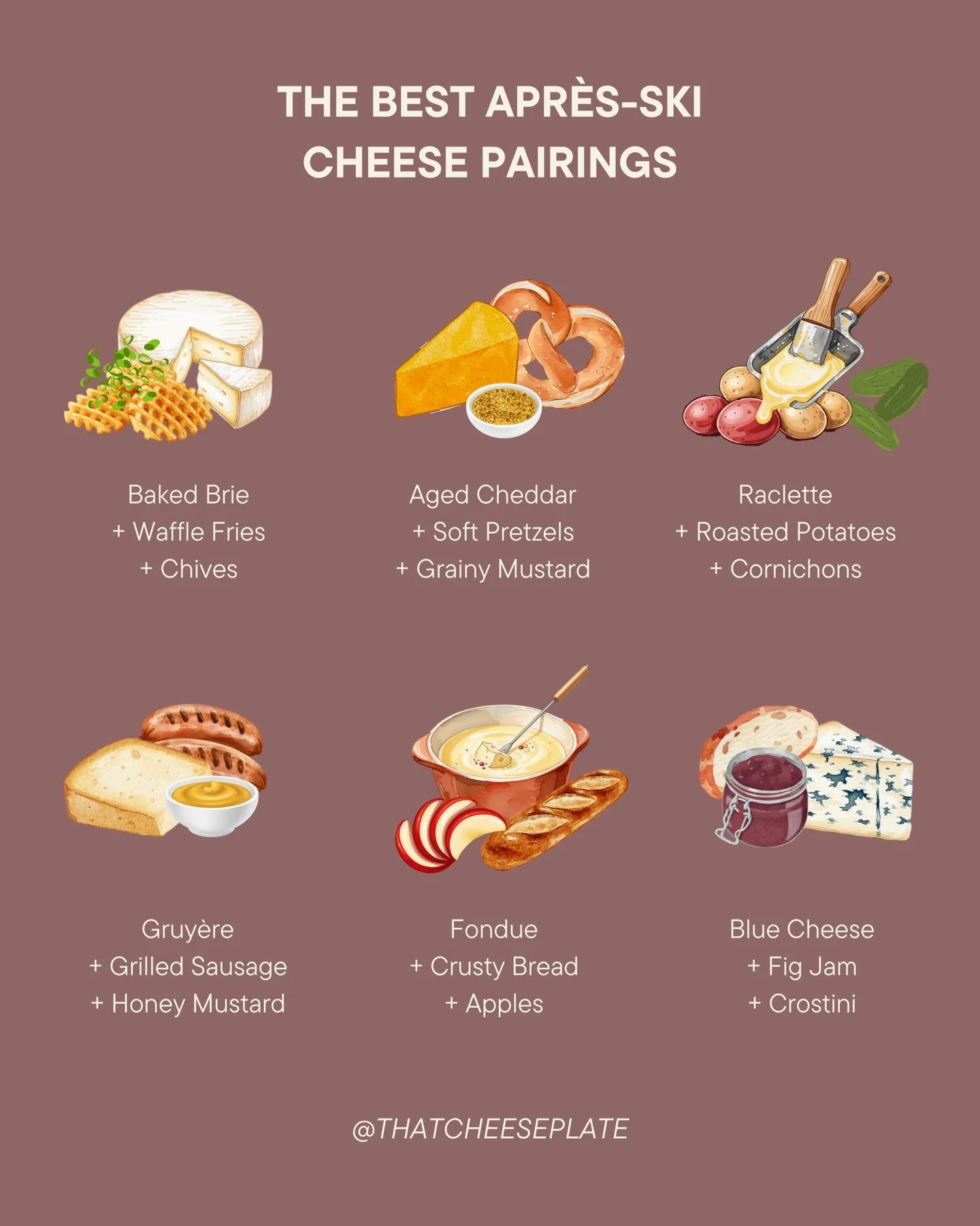 THE BEST APR&Egrave;S-SKI CHEESE PAIRINGS 🎿❄️🥂 Nothing like warm cheese after a cold day out on the slopes. 

The full guide is on today&rsquo;s newsletter, comment SKI and I&rsquo;ll message it to you! 

https://extrasharp.substack.com/p/the-best-