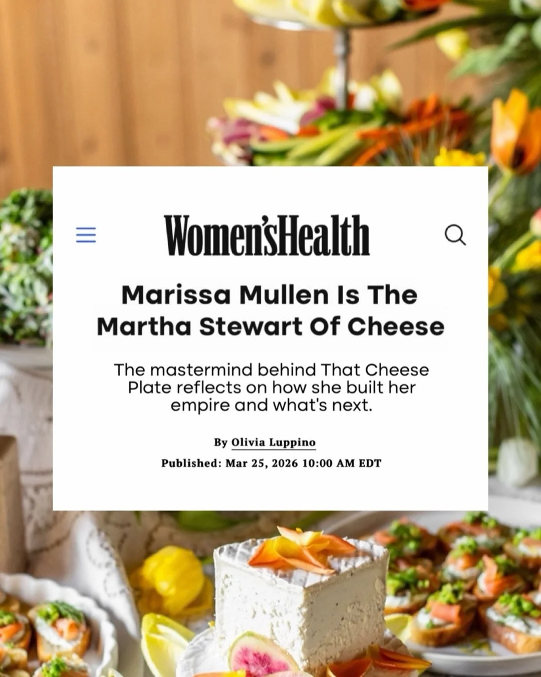 Filled with so much gratitude this month, and this thoughtful profile by @olivialupp &amp; @womenshealthmag is the cherry on top. Sometimes this career feels extremely isolating. Between the oversaturated world of social media, and the algorithms tha