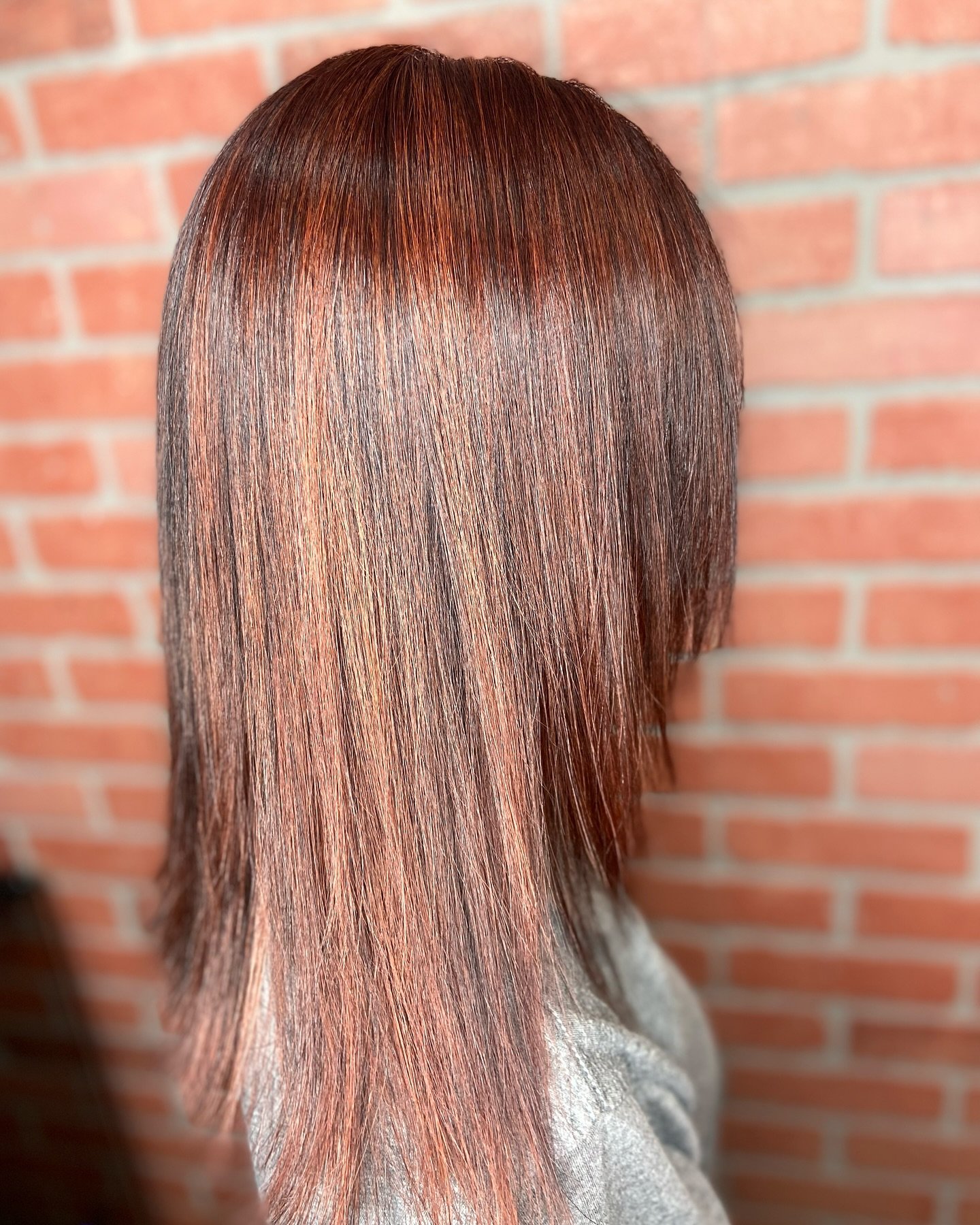 Red to match the brick? Say no more! 🔥 created by Brittani
#hair #hairstylist #redhair #redhairdontcare❤️ #redken #njhair #oceanportnj