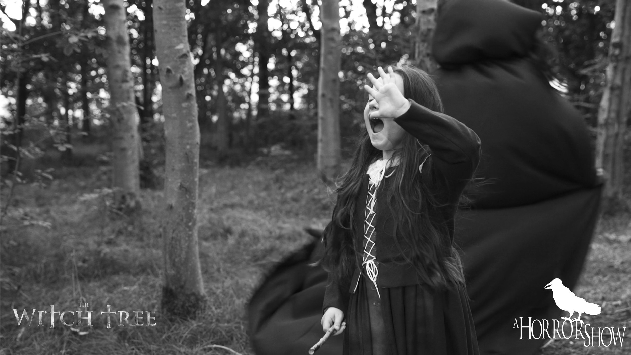  Scarlet Sargent on the Set of The Witch Tree. 