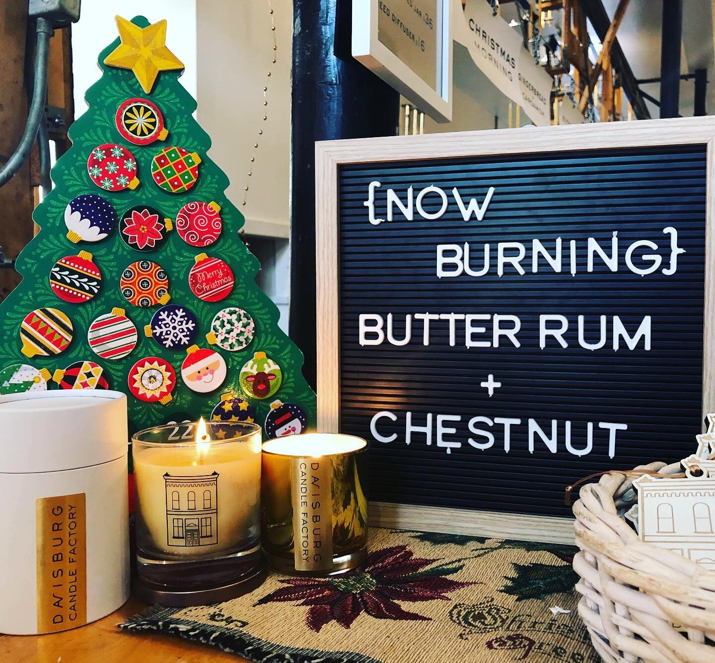 Yummm Butter rum Chestnut!! We are open Friday and Saturday 10am till 8pm. Or online 24/7 link in bio.
