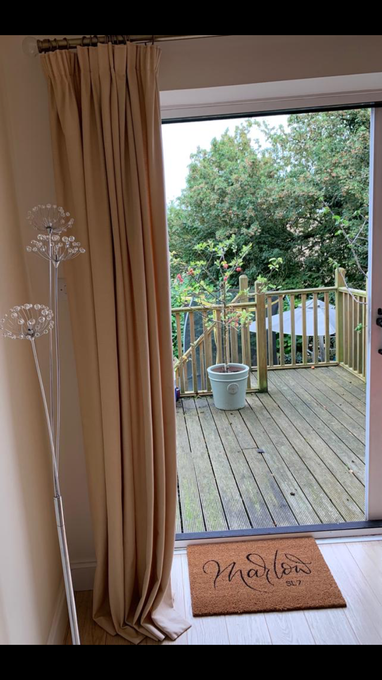 Marlow town doormat hand lettered by Mint Lettering.PNG