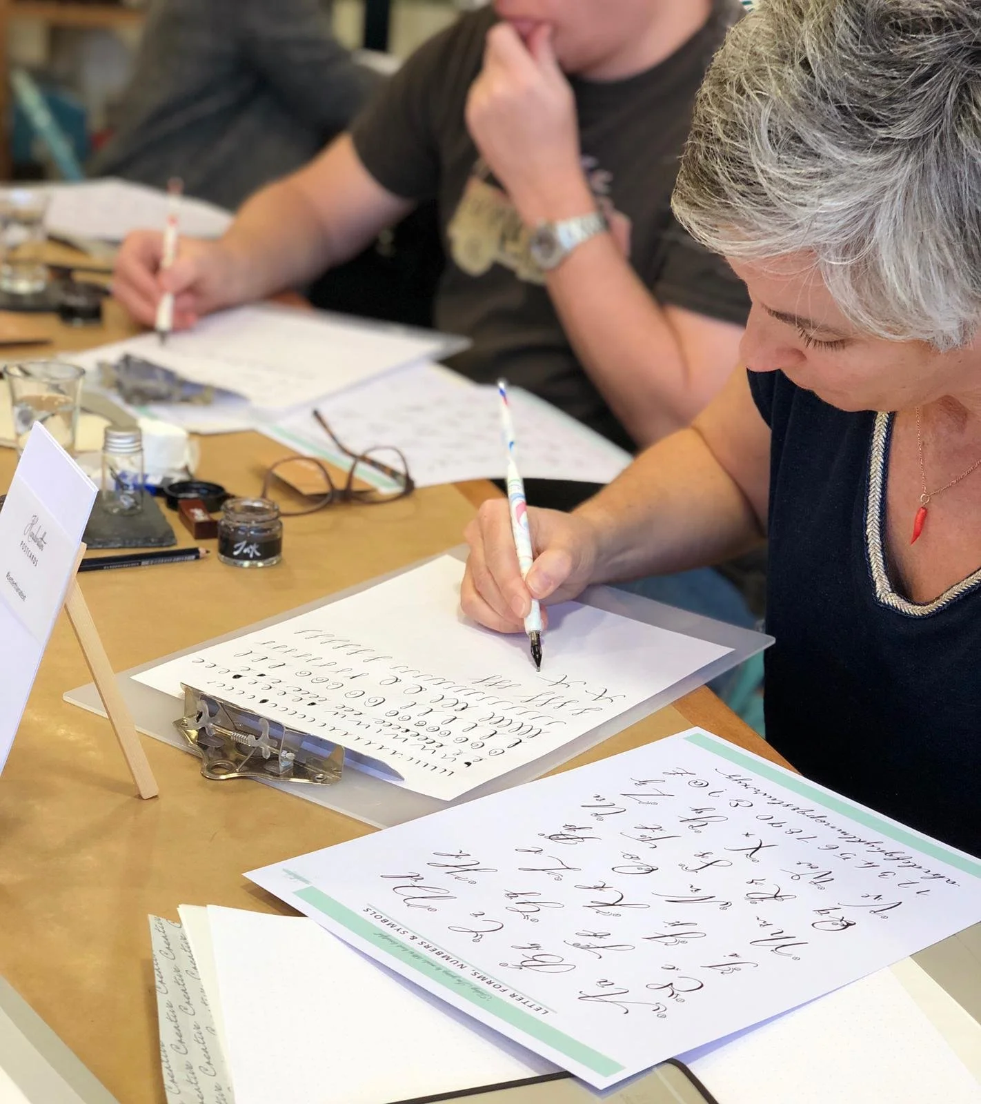 Workshop photos letter form practise.JPG