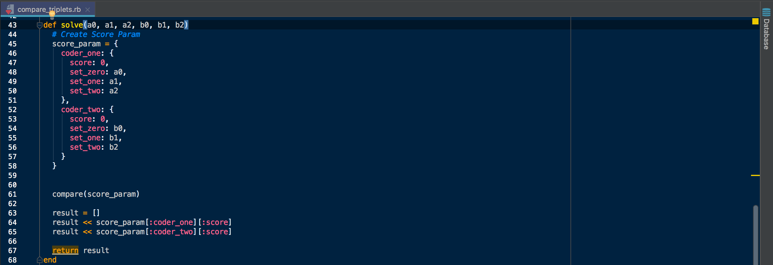 Solve Method