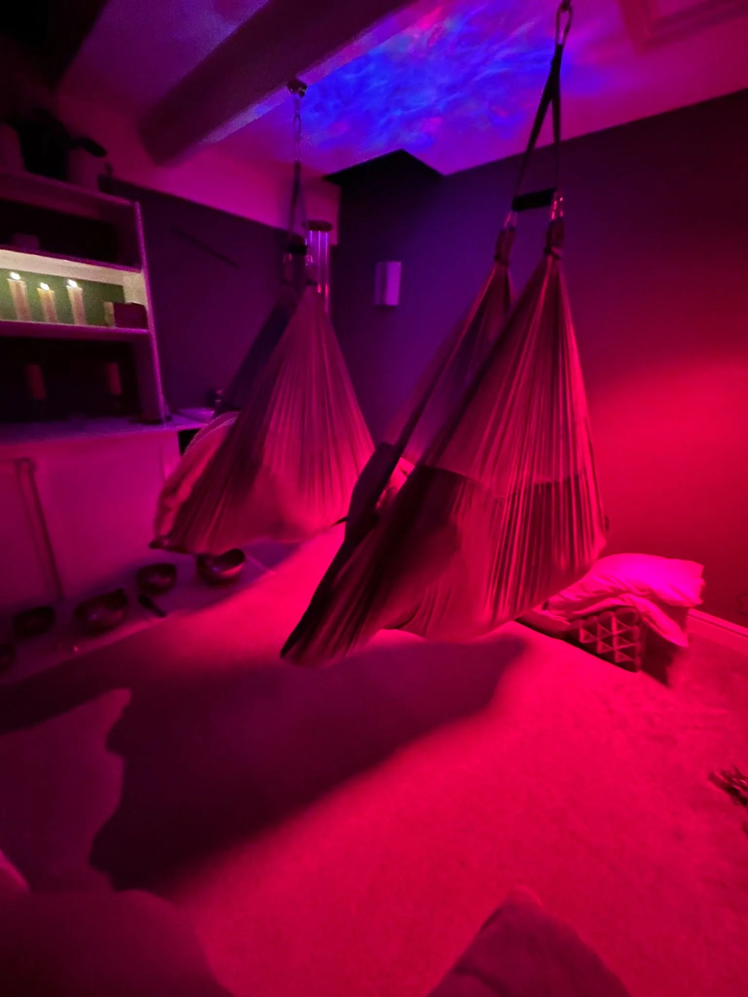 Aerial Hammock Gong Bath