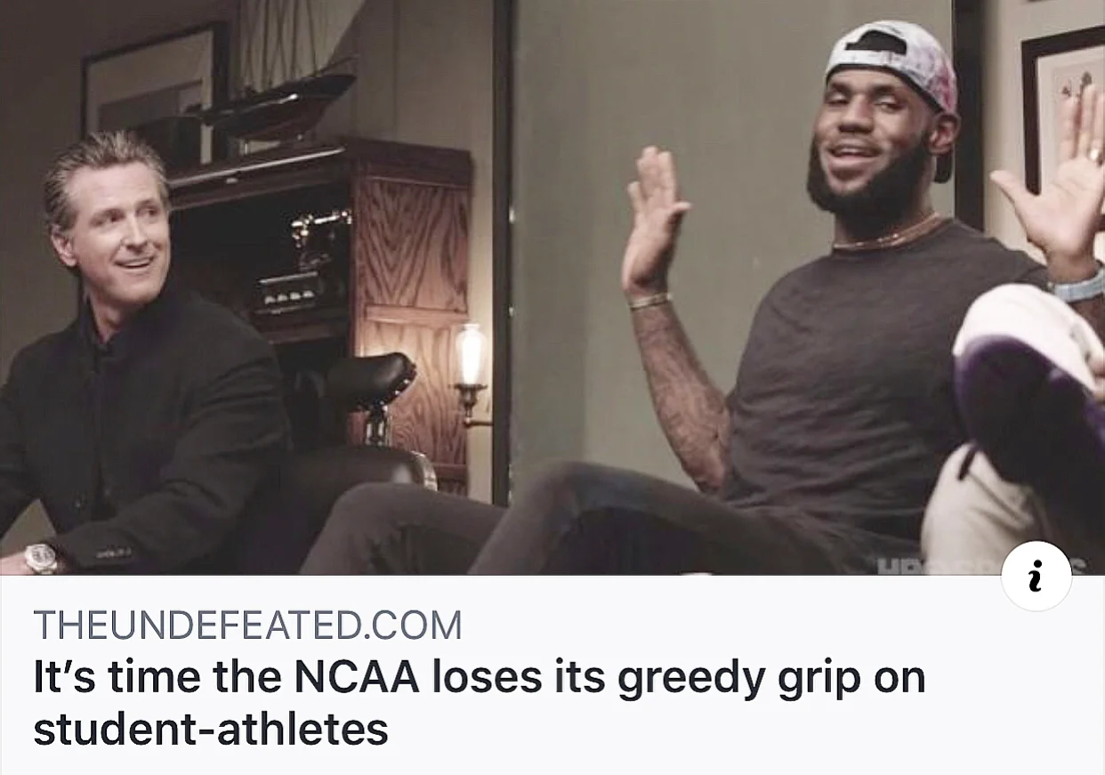 It’s time the NCAA loses its greedy grip on student athletes