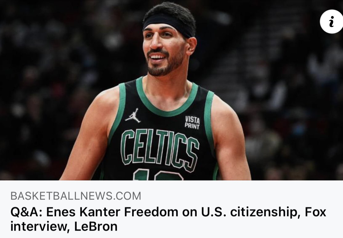 Celtics Haven't Talked to Enes Kanter About Tibet Comments, Ime