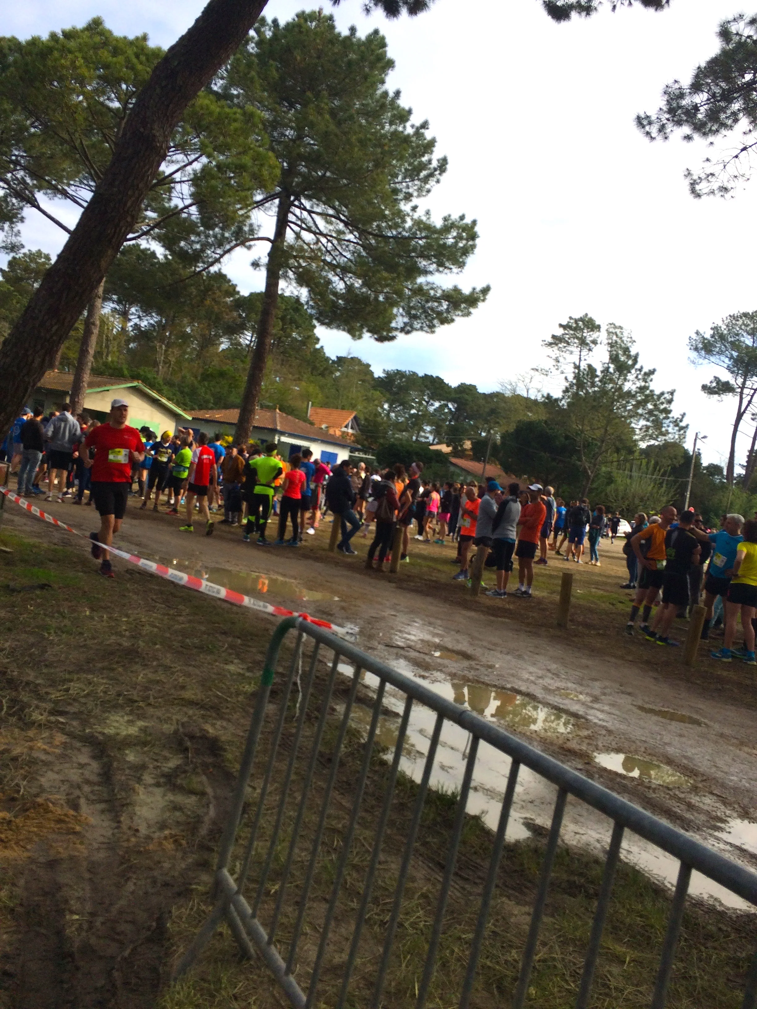 A little muddy, but not too bad.