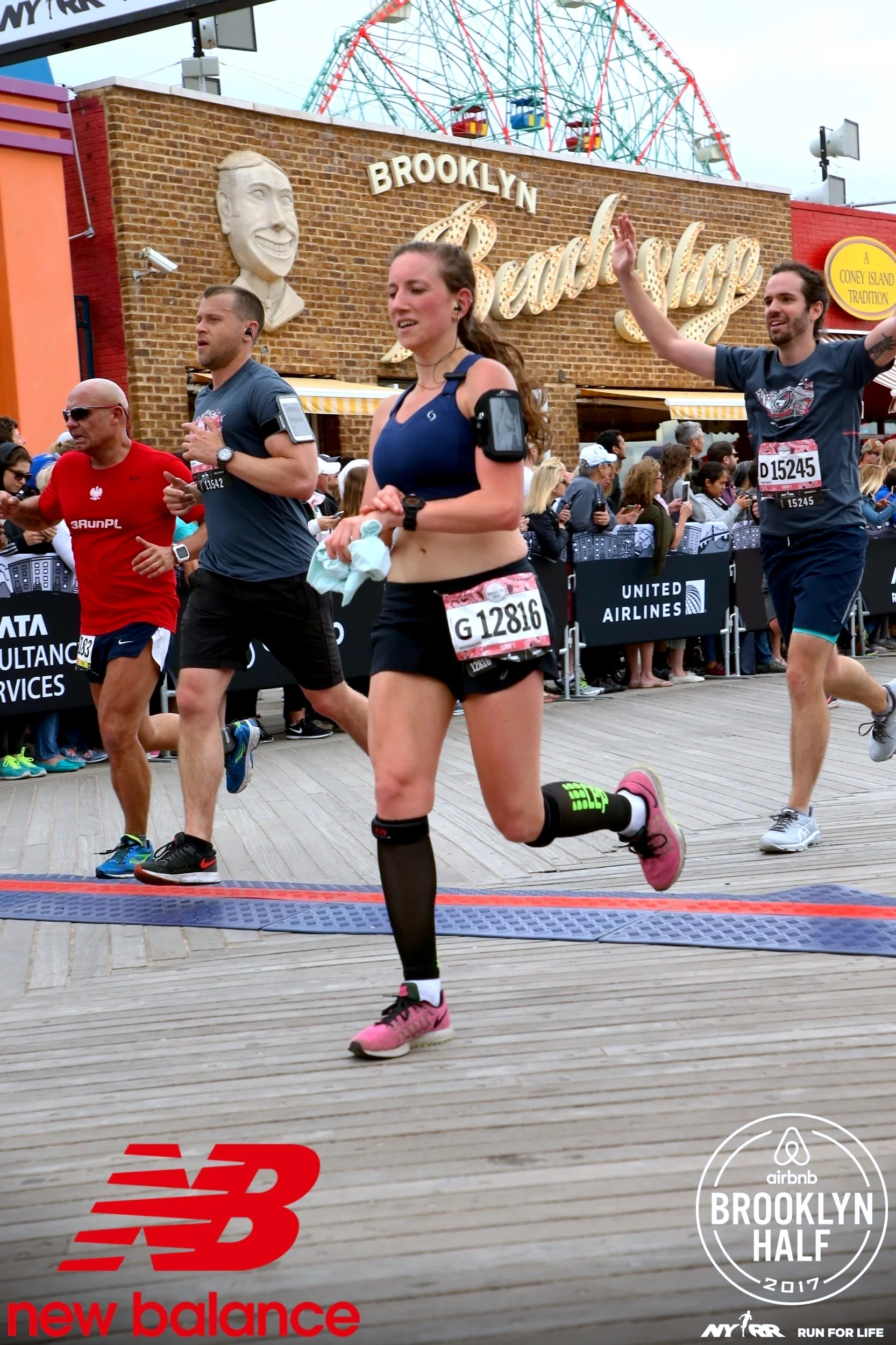 Smugly crushing my goal time and setting a PR last year. 