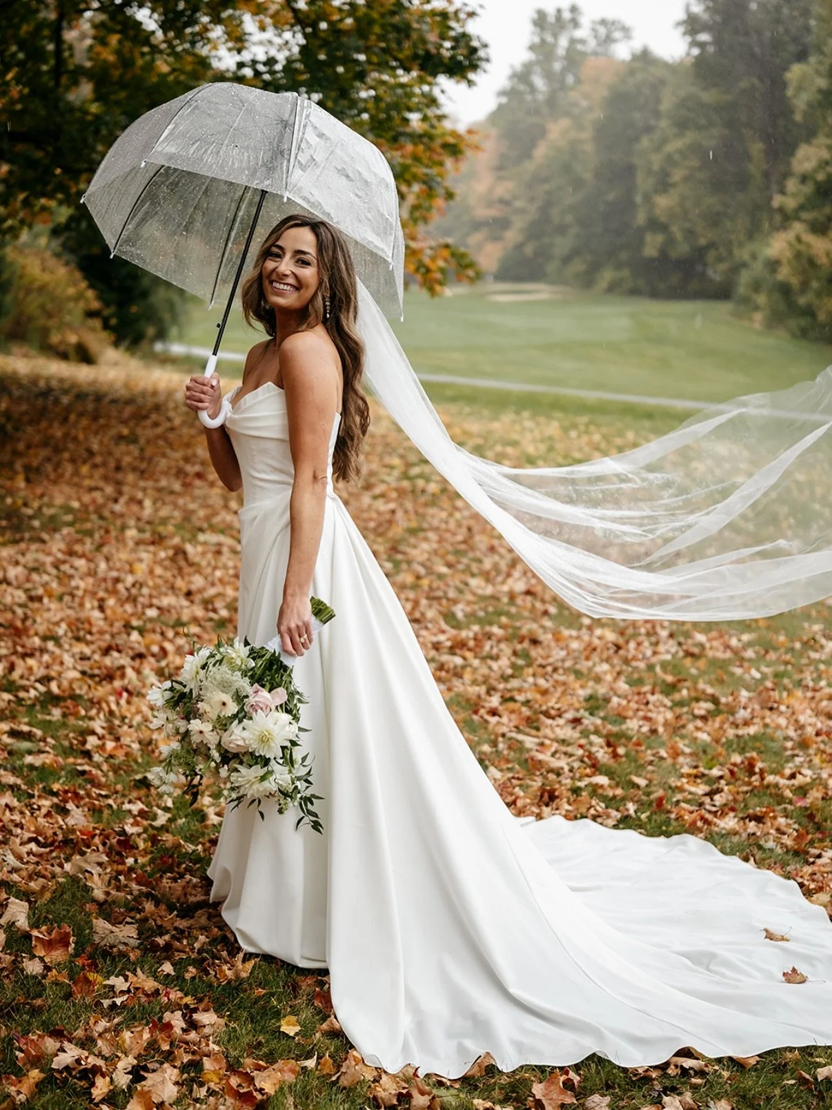 Recently at @crystalspringsweddings 🍂👰🏻&zwj;♀️