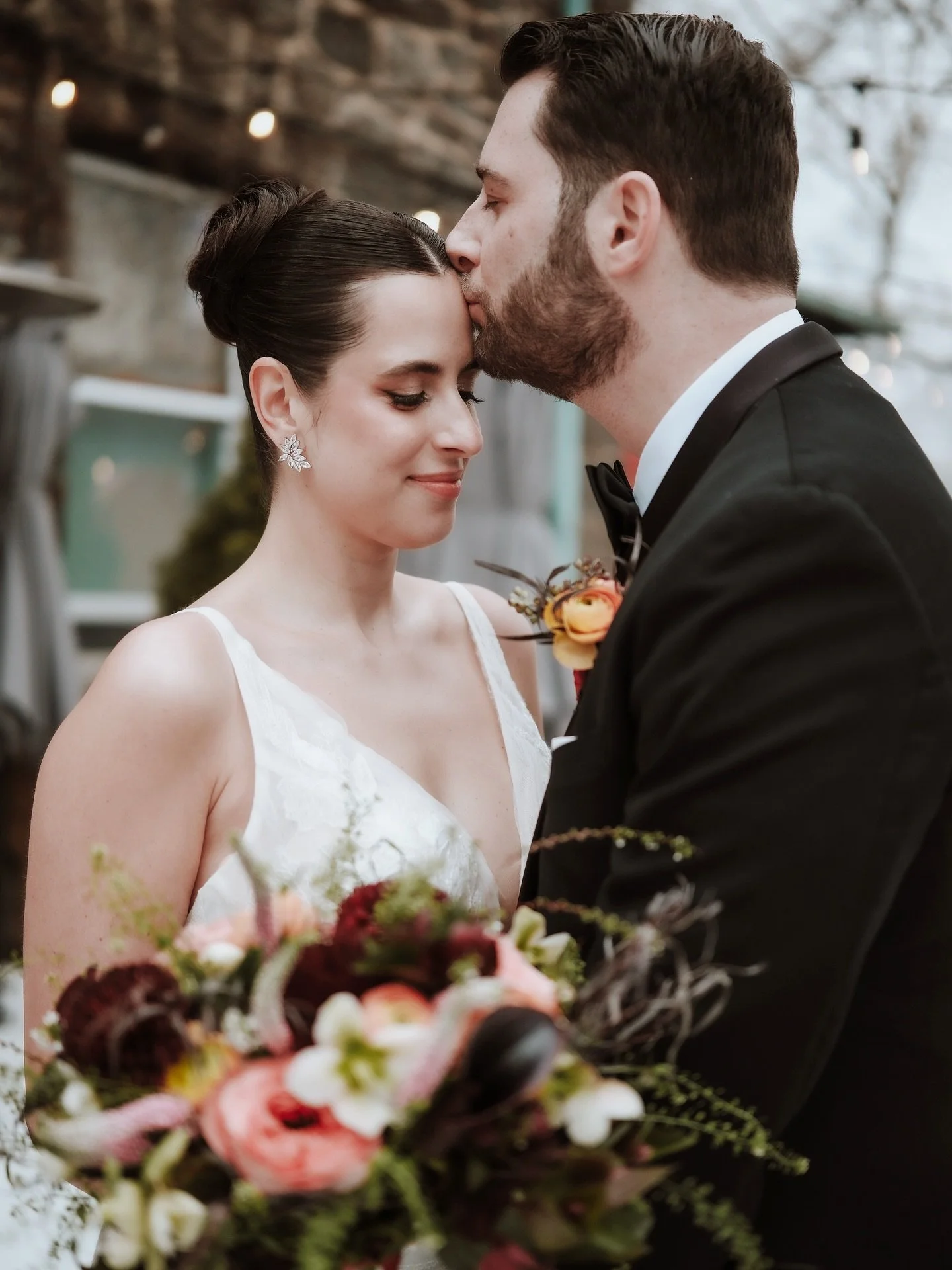 Previews from Carol &amp; Kevin&rsquo;s wedding Sunday at @thesanctuaryri ✨