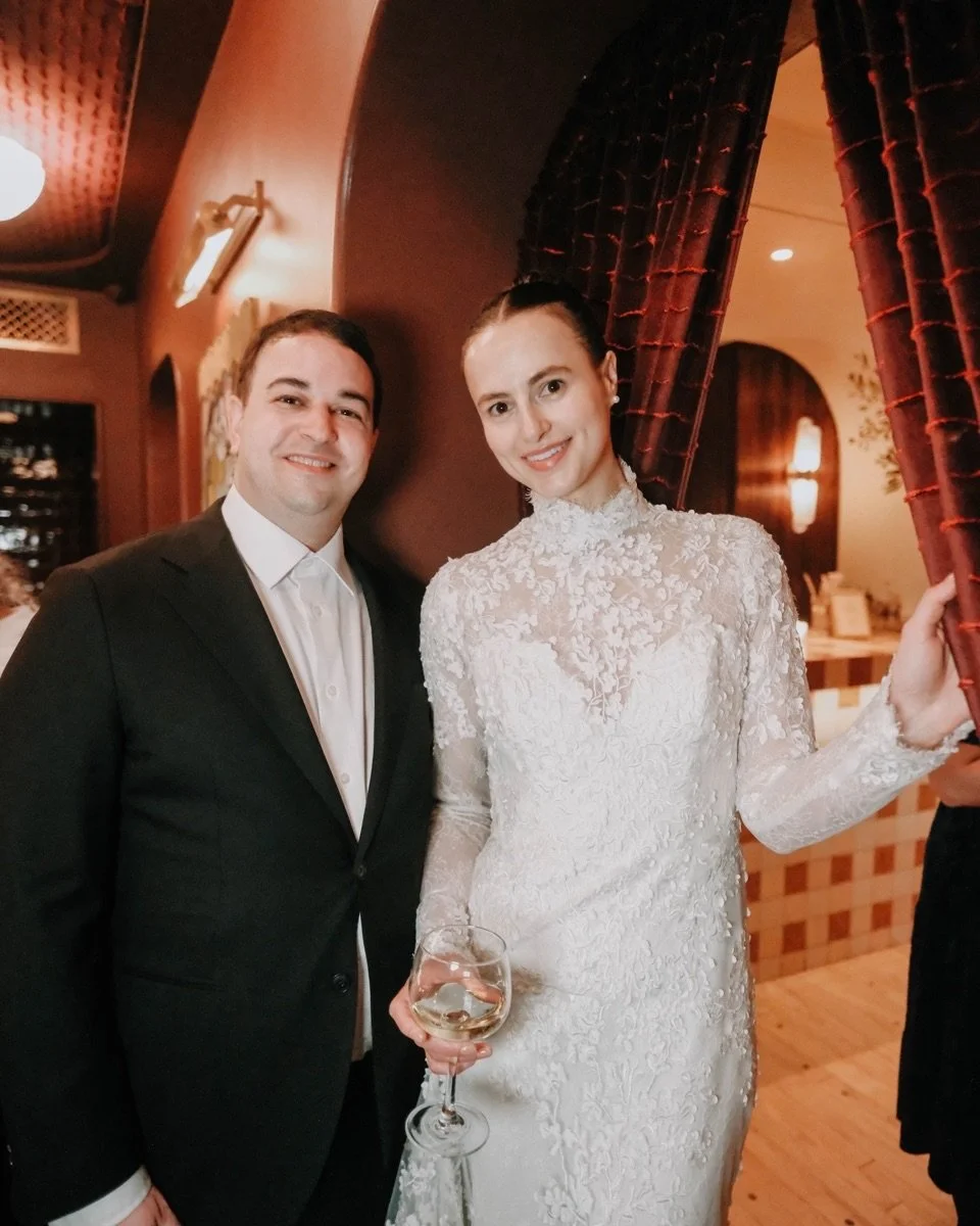 Becky + Rob last month at @donangienyc 🍝✨