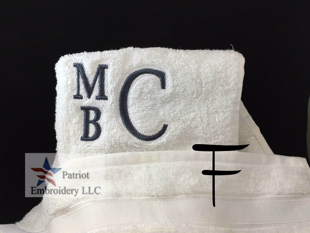 Luxury Towel Set — Patriot Embroidery