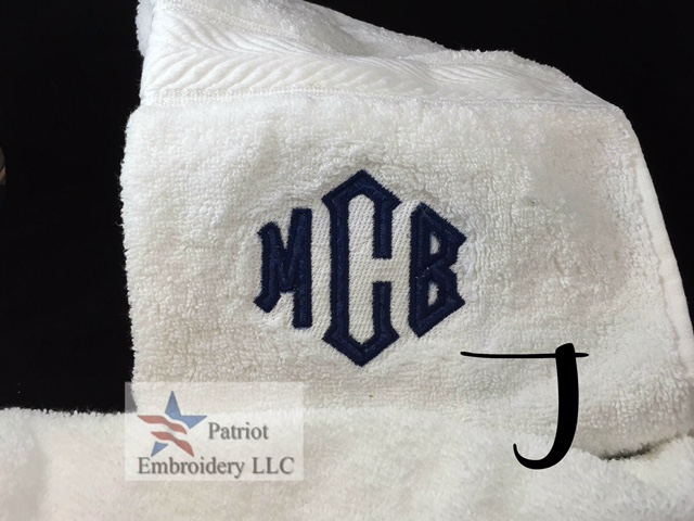 Monogrammed Towel Set