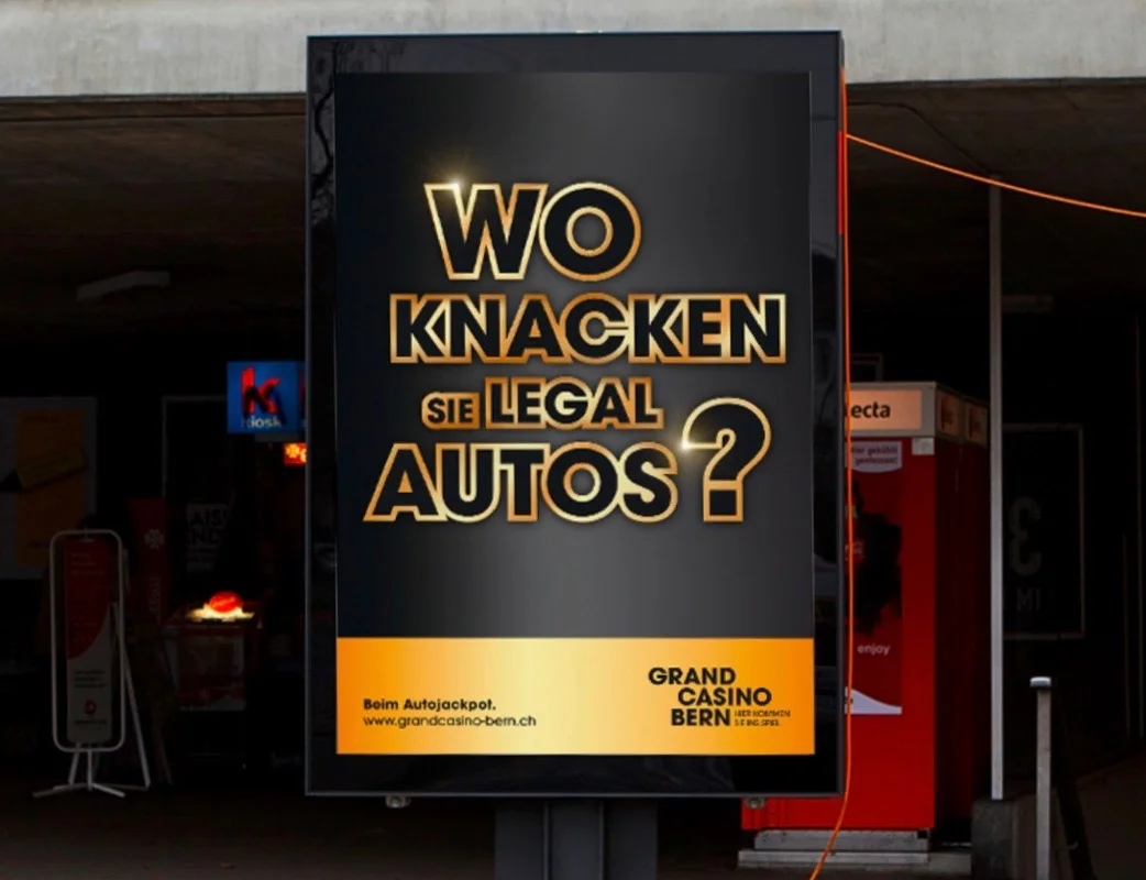 Grand Casino Bern Imagekampagne 2013: Auto Jackpot