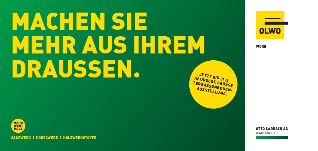 OLWO Plakat Mehr draussen - Konzept und Text Anne Boxleitner