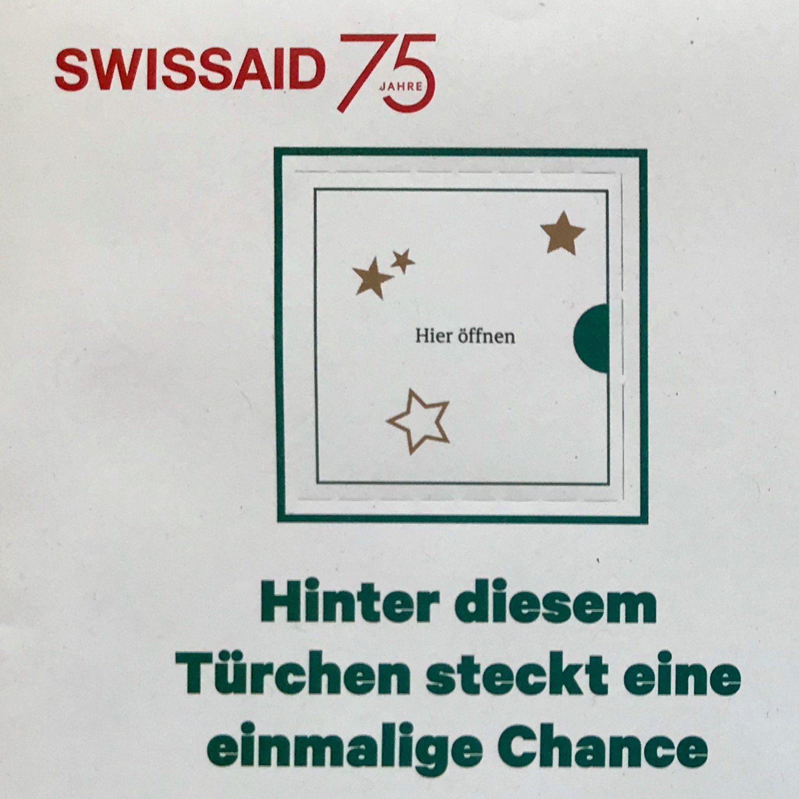 SWISSAID Spendenmailings