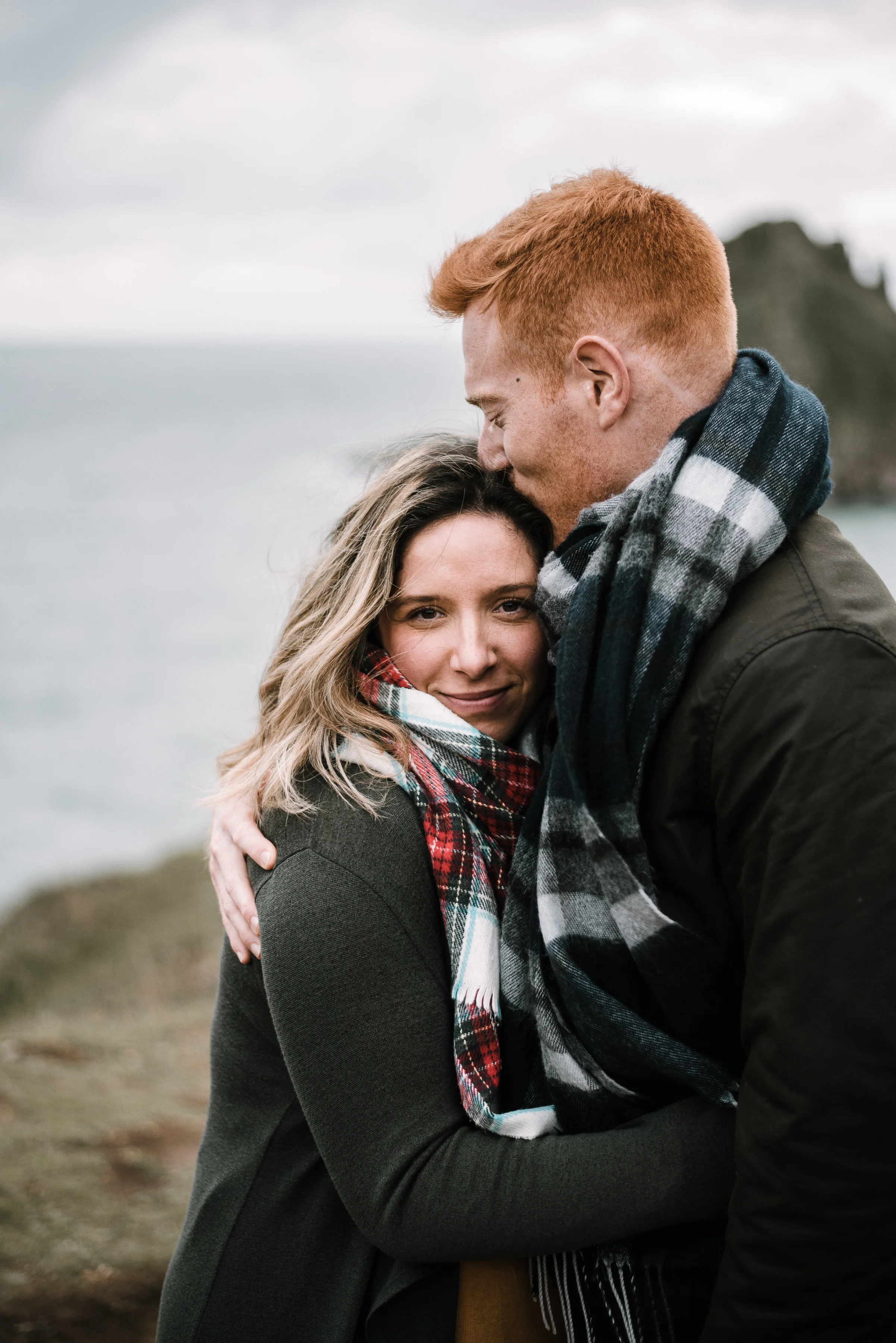 Couples engagement shoot in Devon