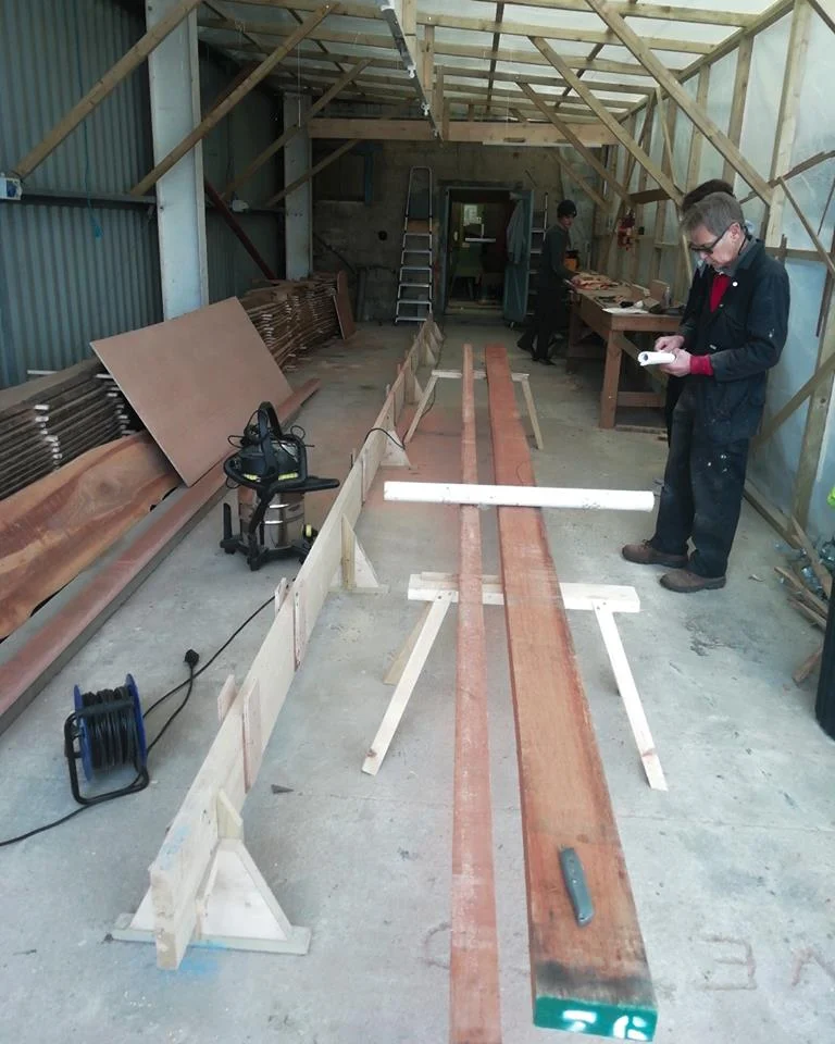 March 11 Gig keel going down today by Peter Martin, Dylan and Patrick..jpg