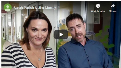 Thank you from Sarah and Jim