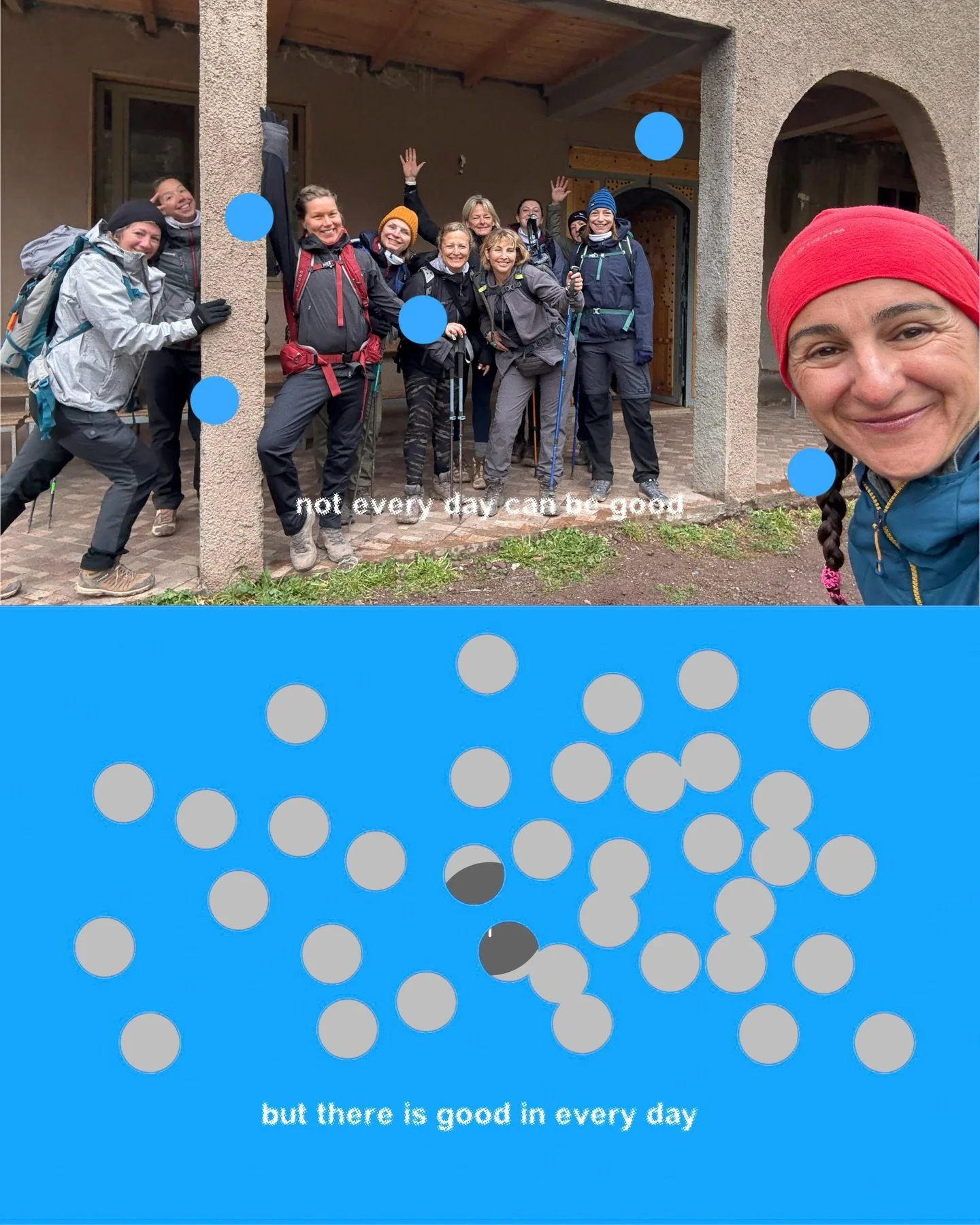 Not every day feels good but there&rsquo;s something good in every day.

Look for it. Create it. Be it.

Send that message. Start that thing. Take the first step you&rsquo;ve been putting off.

Progress doesn&rsquo;t wait for perfect days it&rsquo;s 