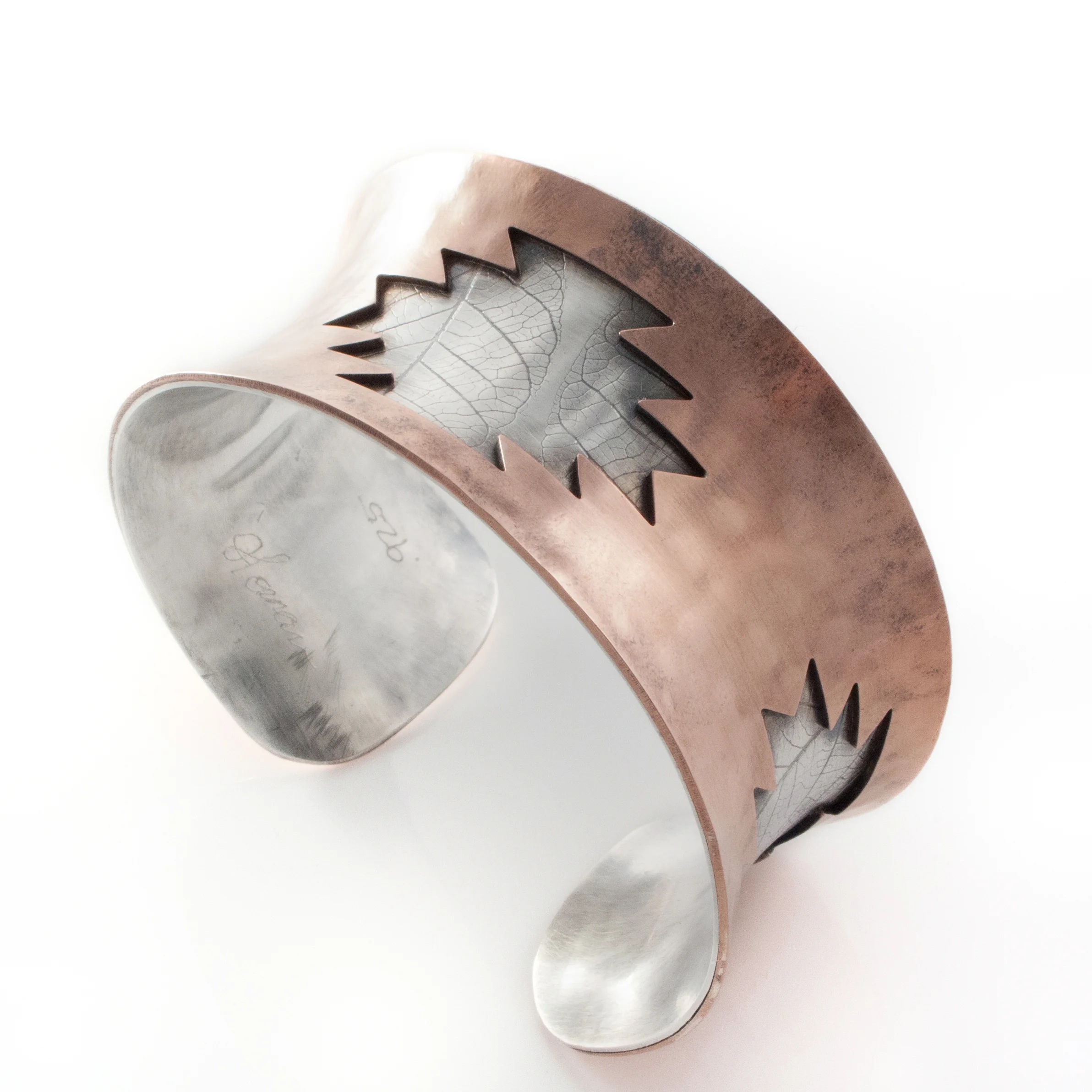 Southwest Sterling & Copper Cuff