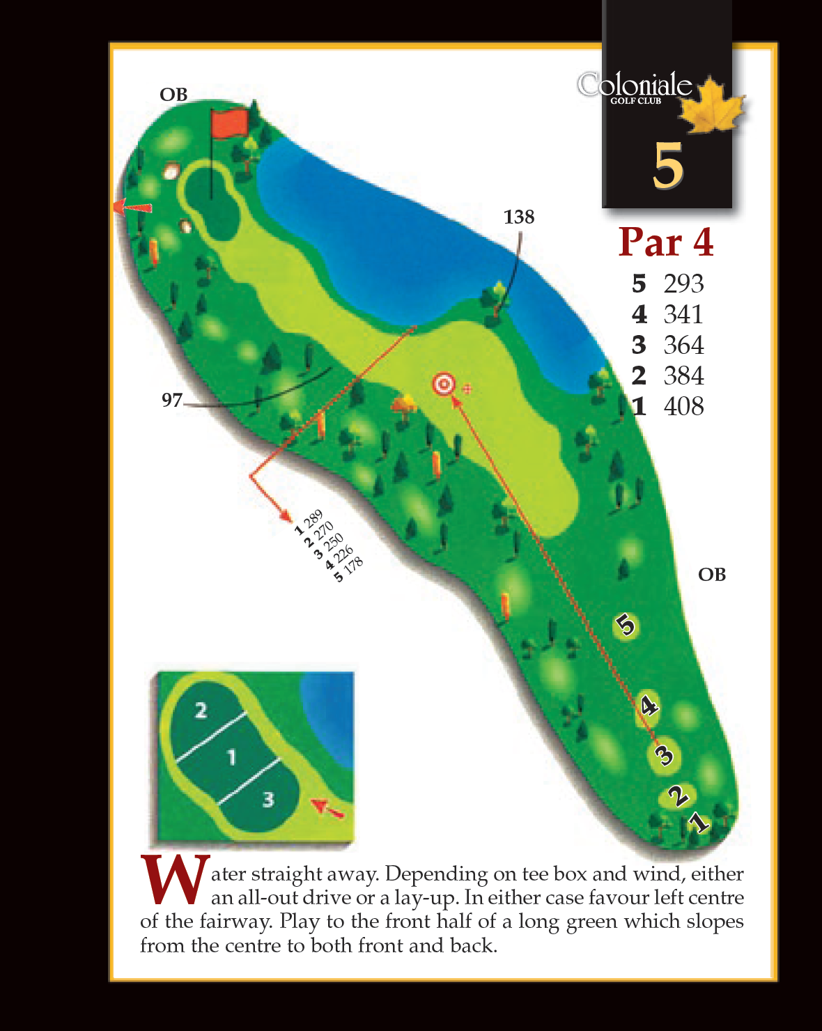 Coloniale Golf Scorecard Edmonton Beaumont - Hole 5