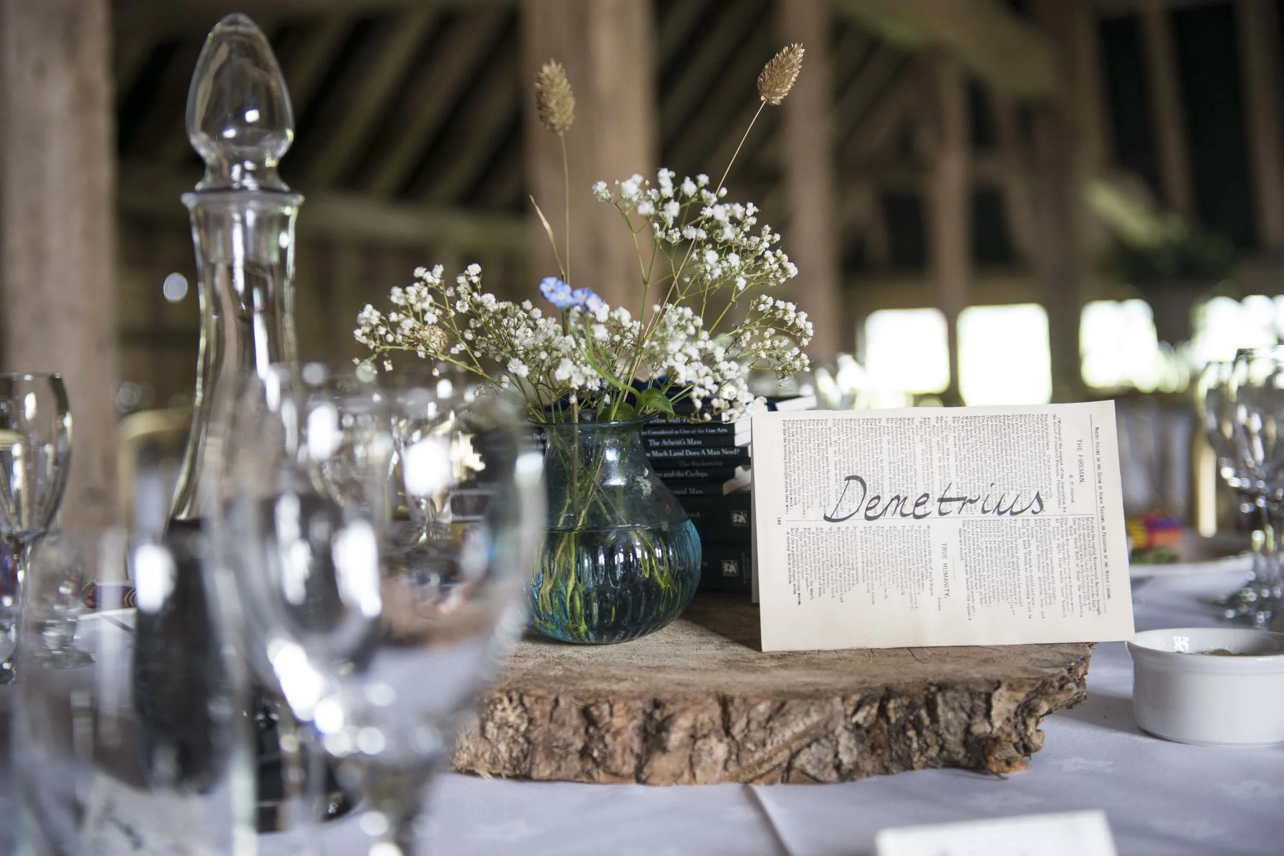 A Sussex Barn wedding with gorgeous original Art Deco touches created with heaps of creative passion... Fun, relaxed and rustic outdoor wedding photography in a Sussex barn. The sun shone on this lovely wedding between Jenny and Louis making for some truly beautiful photos.