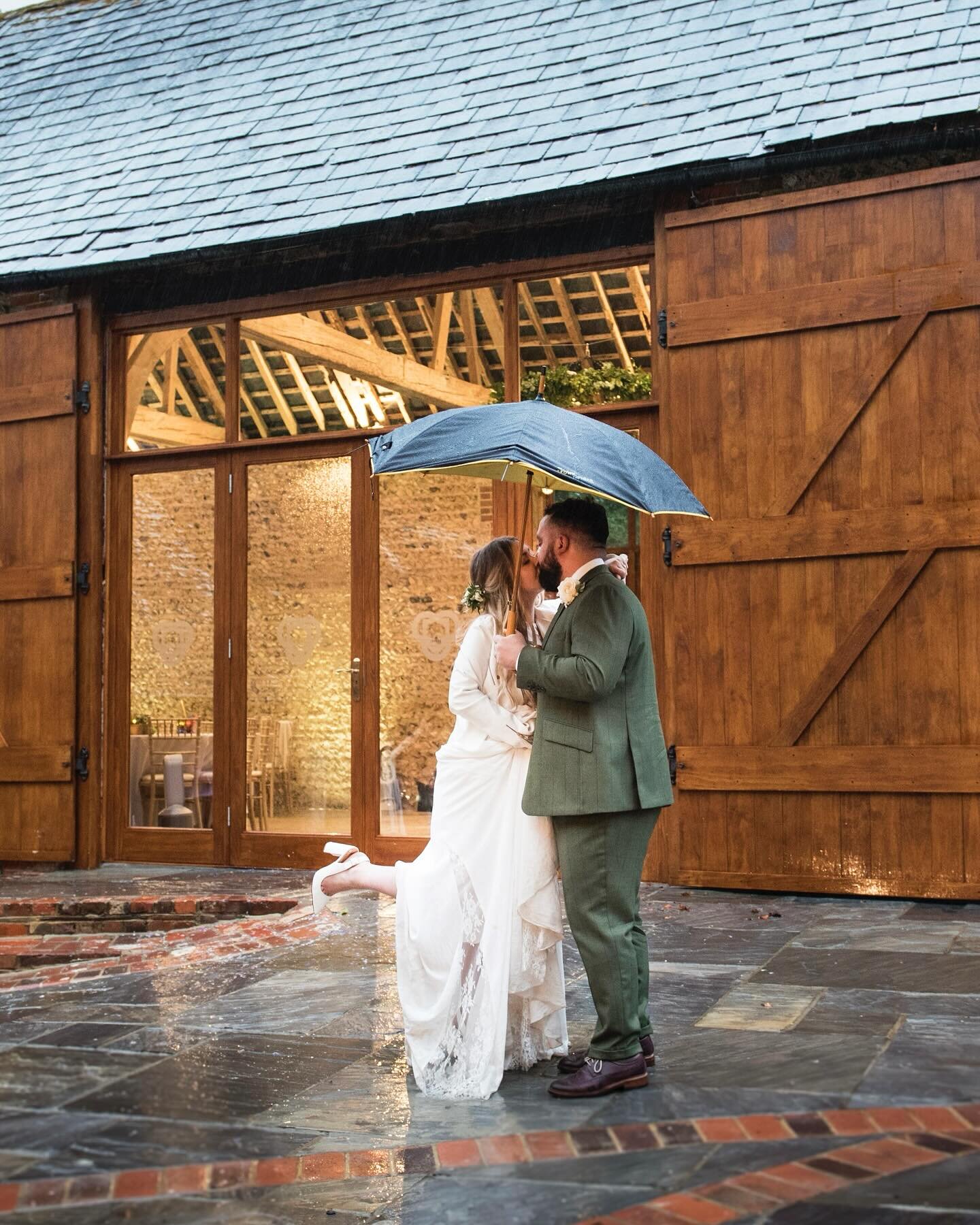 Just having a little browse down memory lane and came across this 2018 wedding @cissbury_ 

Abby &amp; Arthur&rsquo;s day was memorable in so many ways&hellip; a September day that just had unrelenting torrential rain all day but A&amp;A just embrace