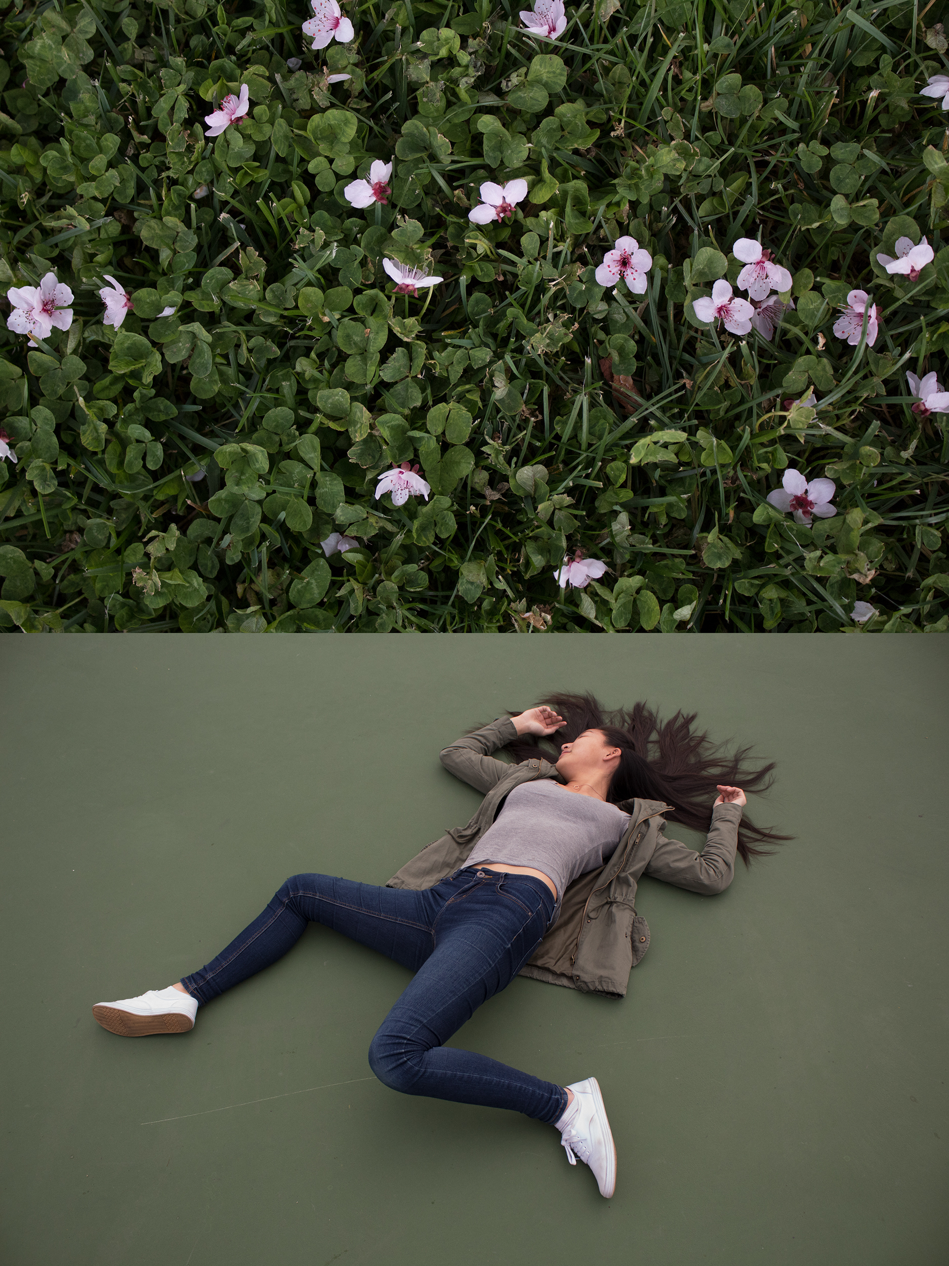 For this project, students had to create a diptych portrait that utilized juxtaposition. While one image had to be a portrait, the accompanying image had to relate to a quality about the subject being photographed. Essentially, students were to crea