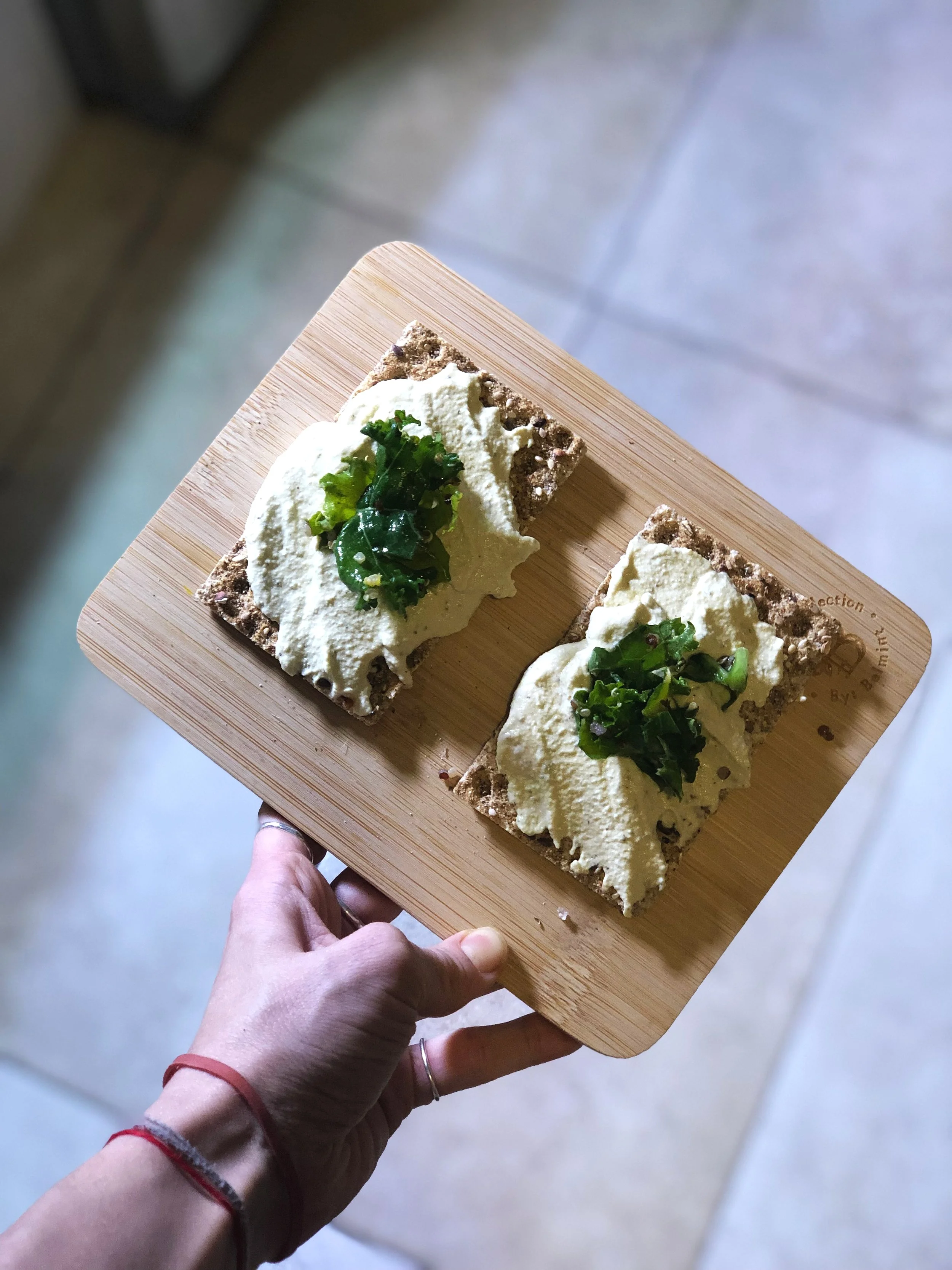 Yum! Add it to pizzas, toast, crackers, or even raw vegetables.