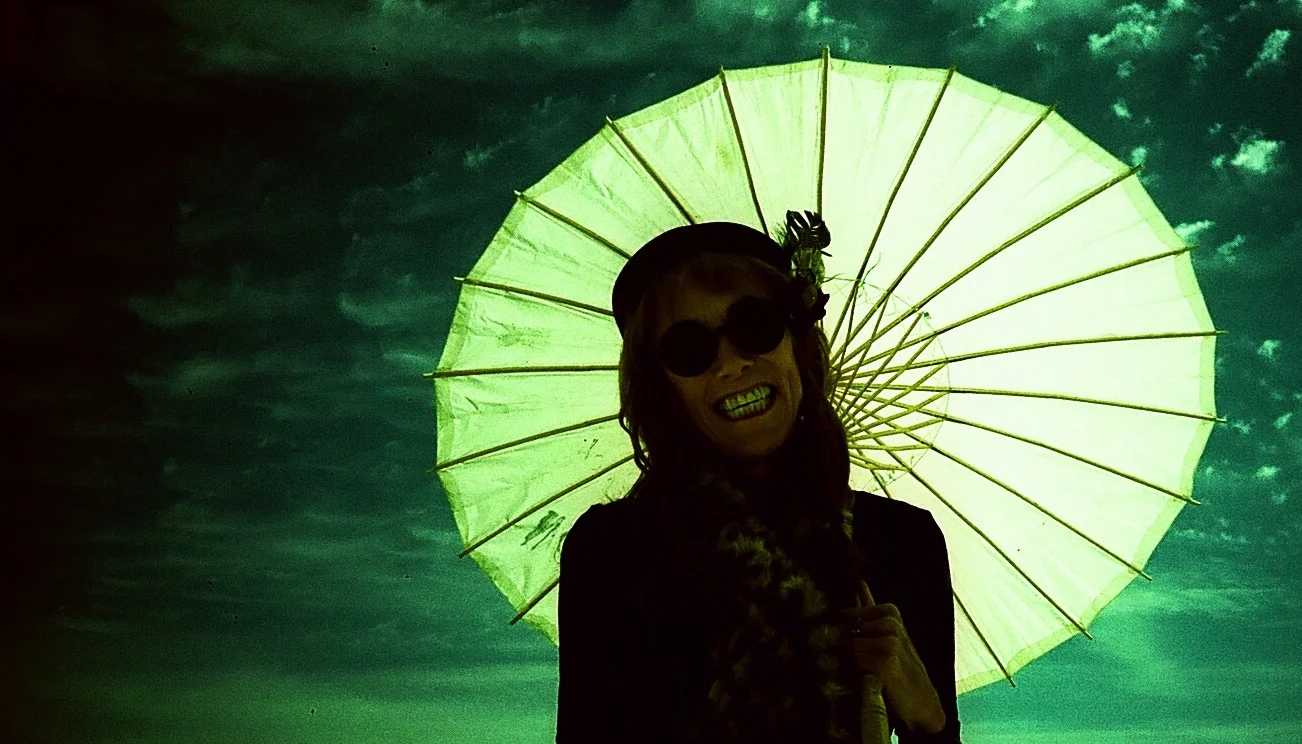 parasol on the playa