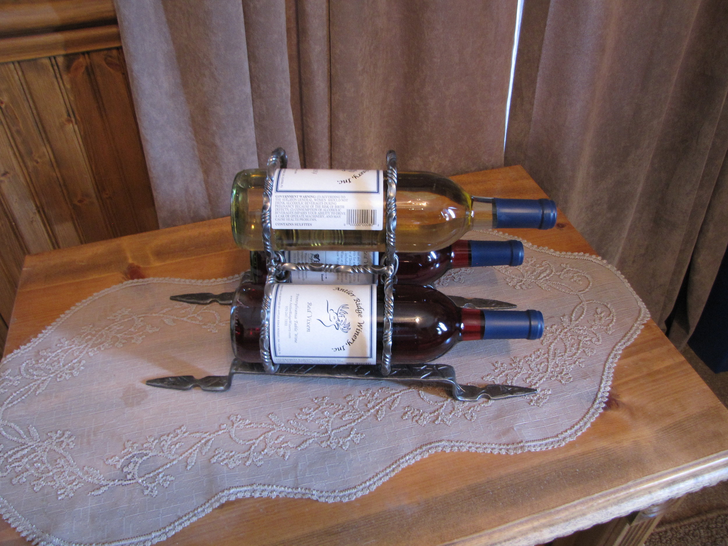 3 Bottle Wine Rack 150.00