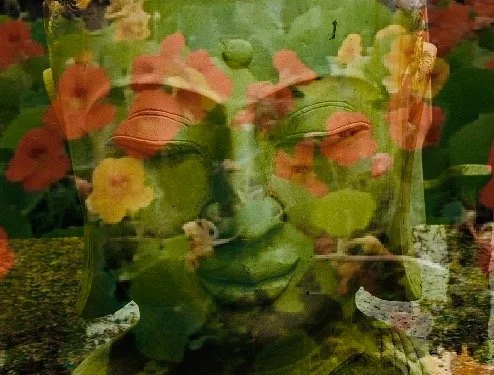 smiling with the buddha