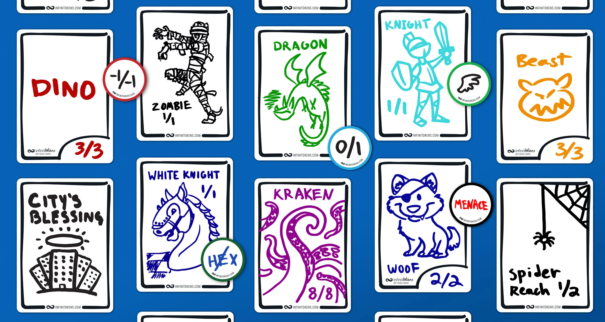 InfiniTokens Dry Erase Tokens InfiniTokens Dry Erase Tokens