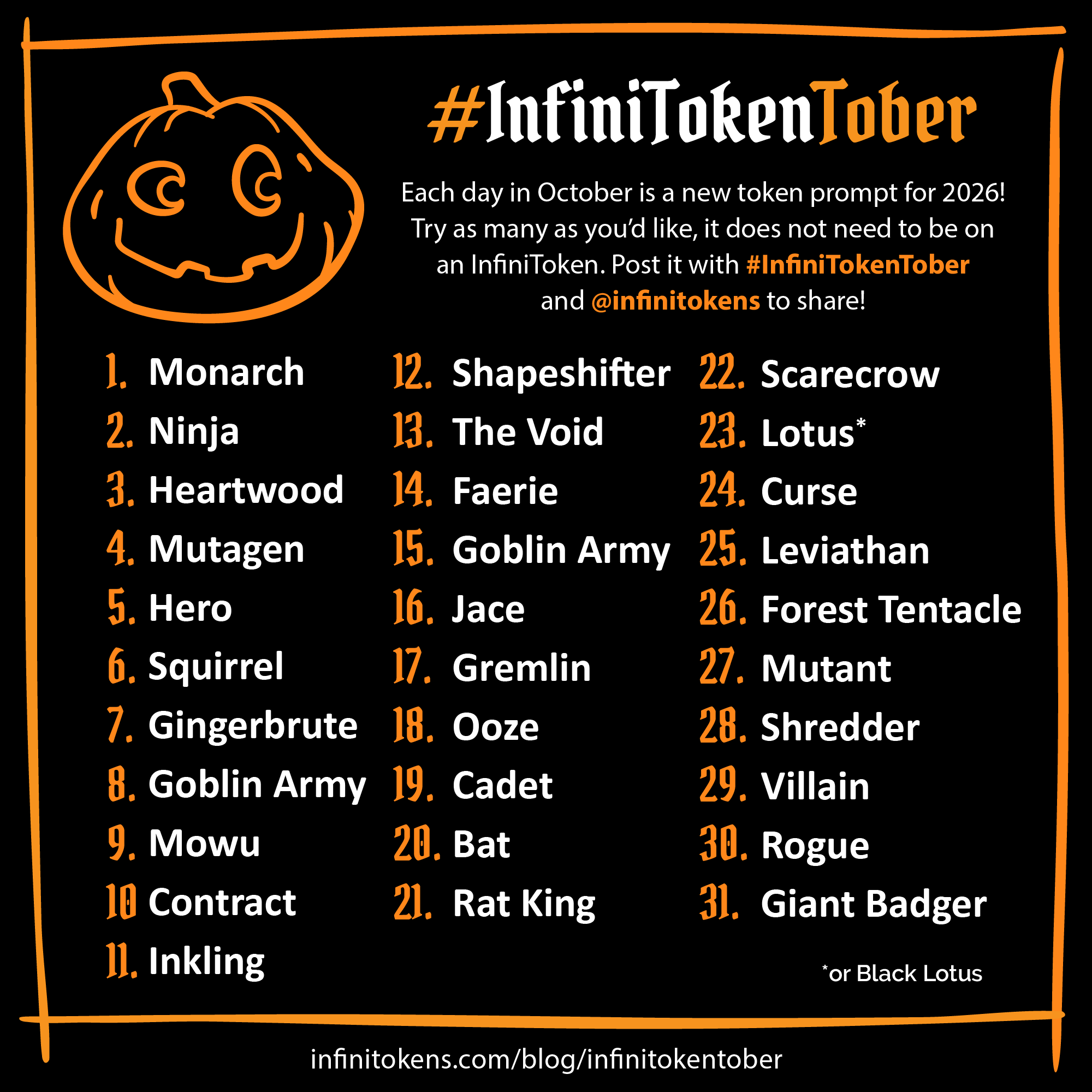 #InfiniTokentober