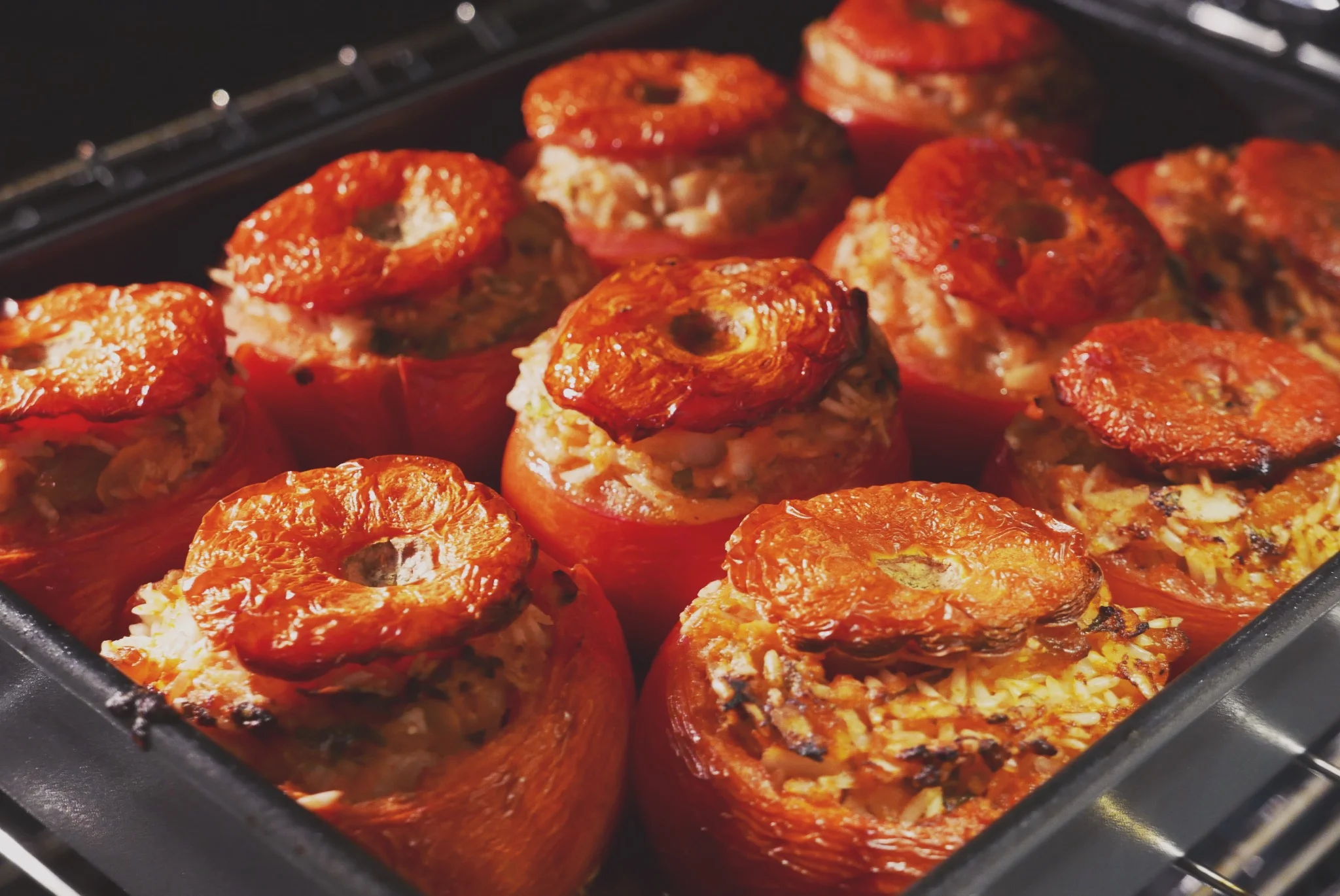 Greek Stuffed Tomatoes