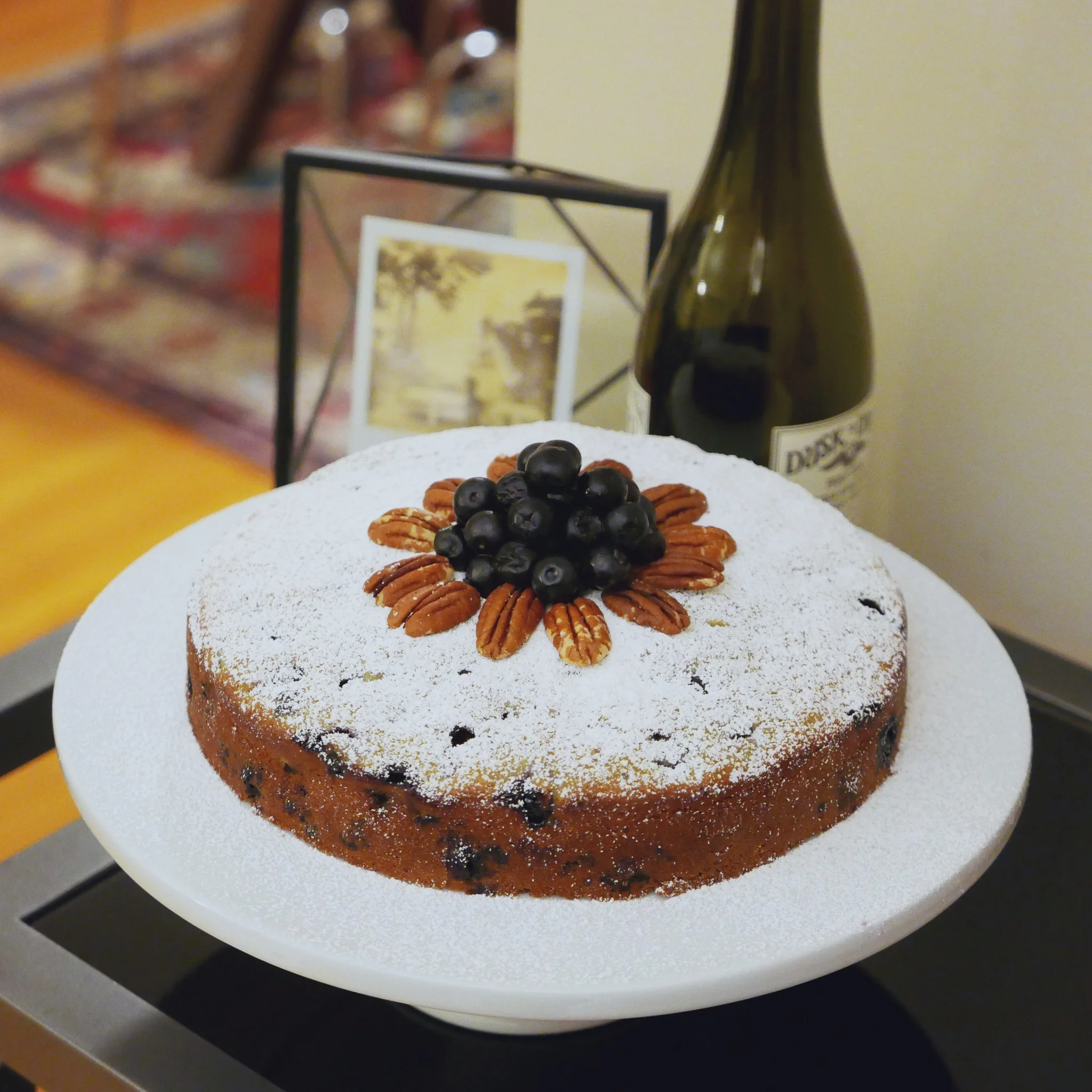 Blueberry Pecan Cake