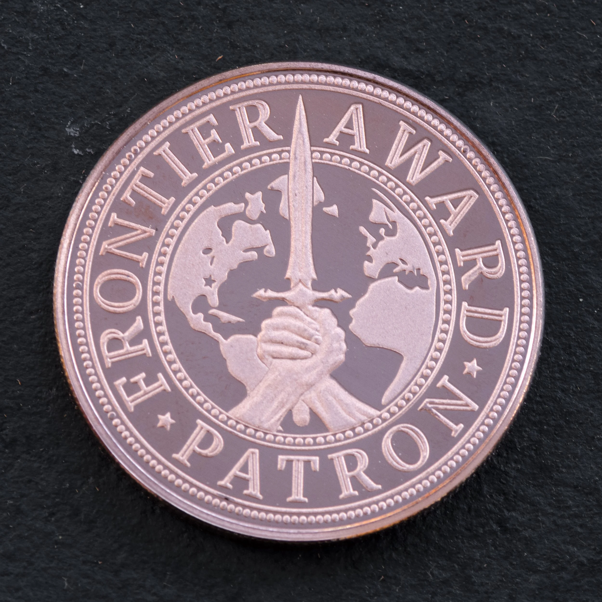 Frontier Award Donation Coin