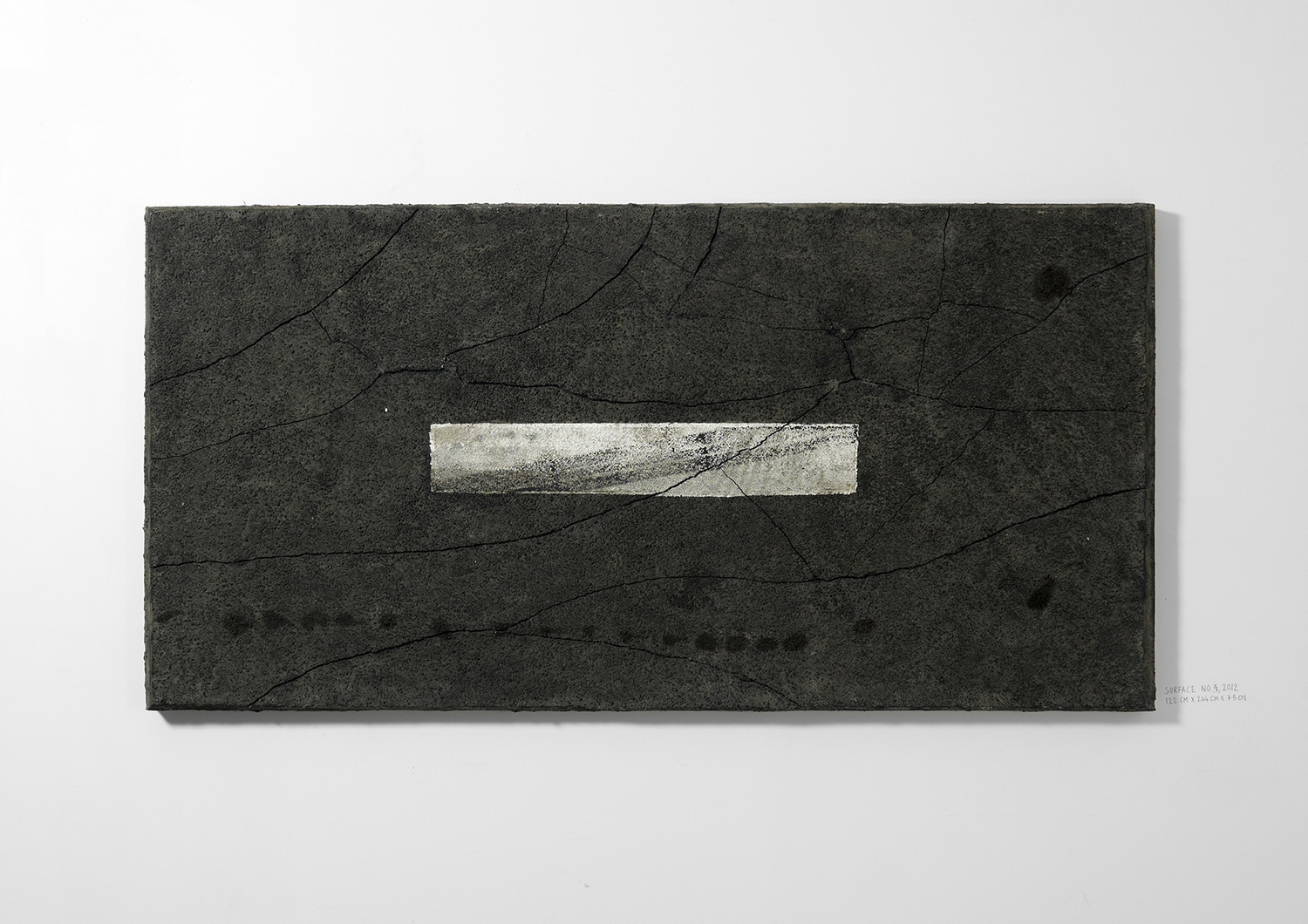   Surface No. 4 , 2012  122 cm x 244 cm x 7.5 cm 