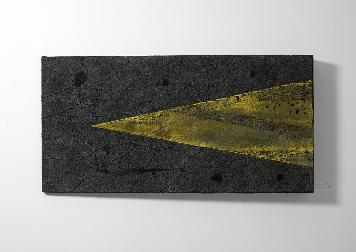   Surface No. 6 , 2012  122 cm x 244 cm x 7.5 cm 