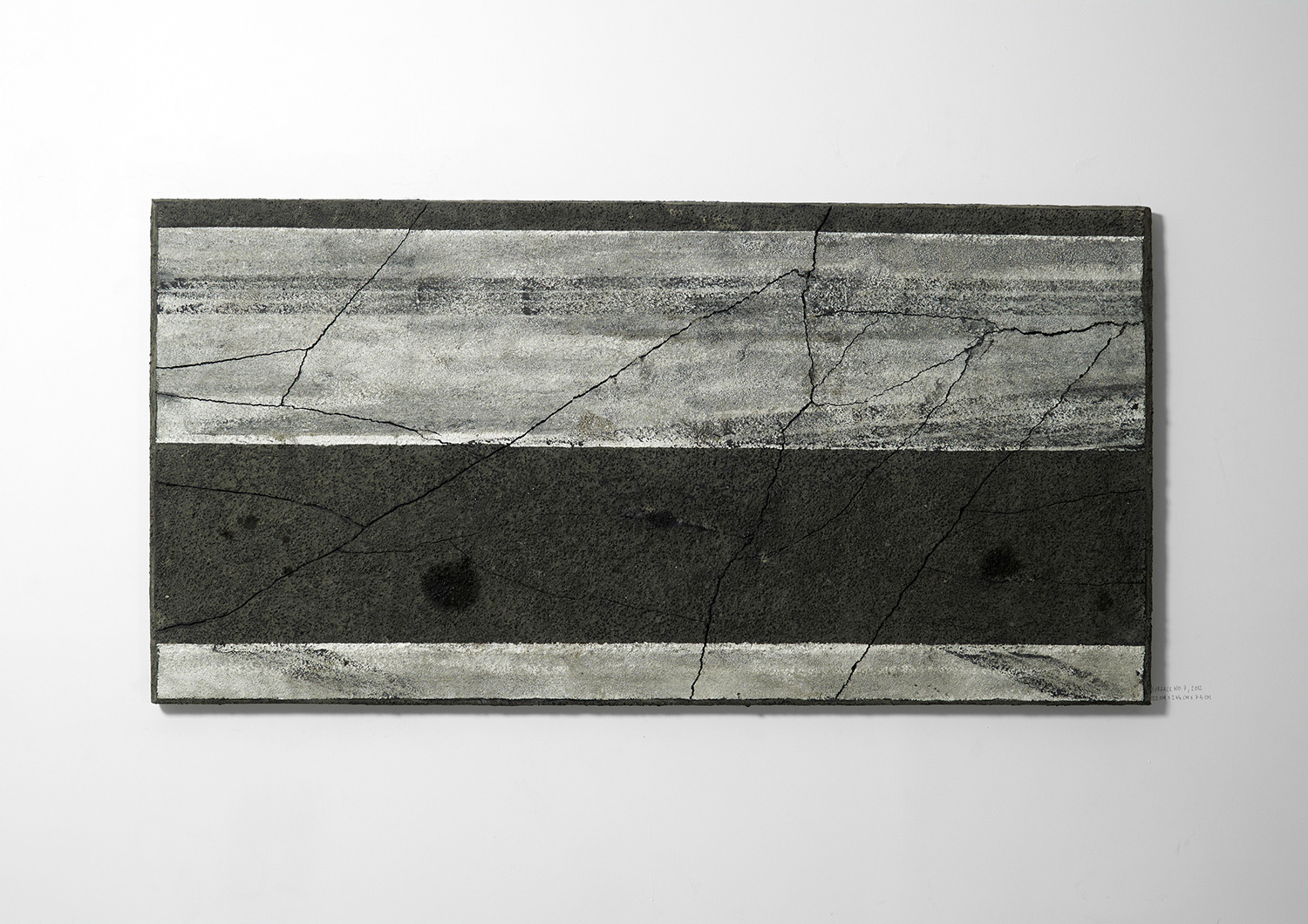   Surface No. 7 , 2012  122 cm x 244 cm x 7.5 cm 